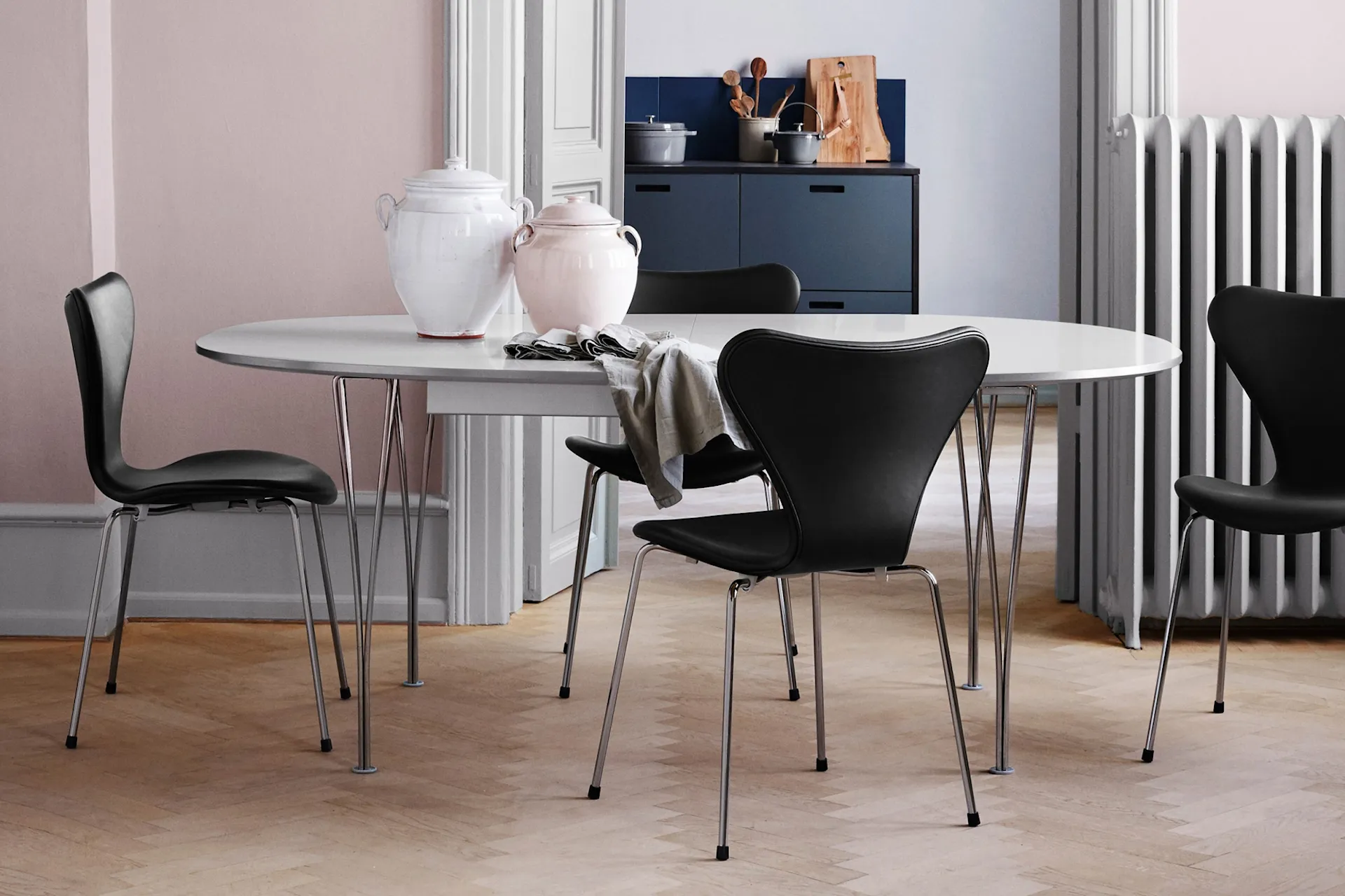 3107 Series 7 - Helpolstret kampanje - Fritz Hansen - Arne Jacobsen - NO GA