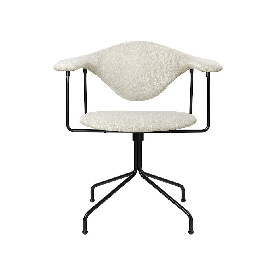 Masculo Meeting Chair - Fully Upholstered, Swivel base, PG. B Dedar, Eero Special FR 106