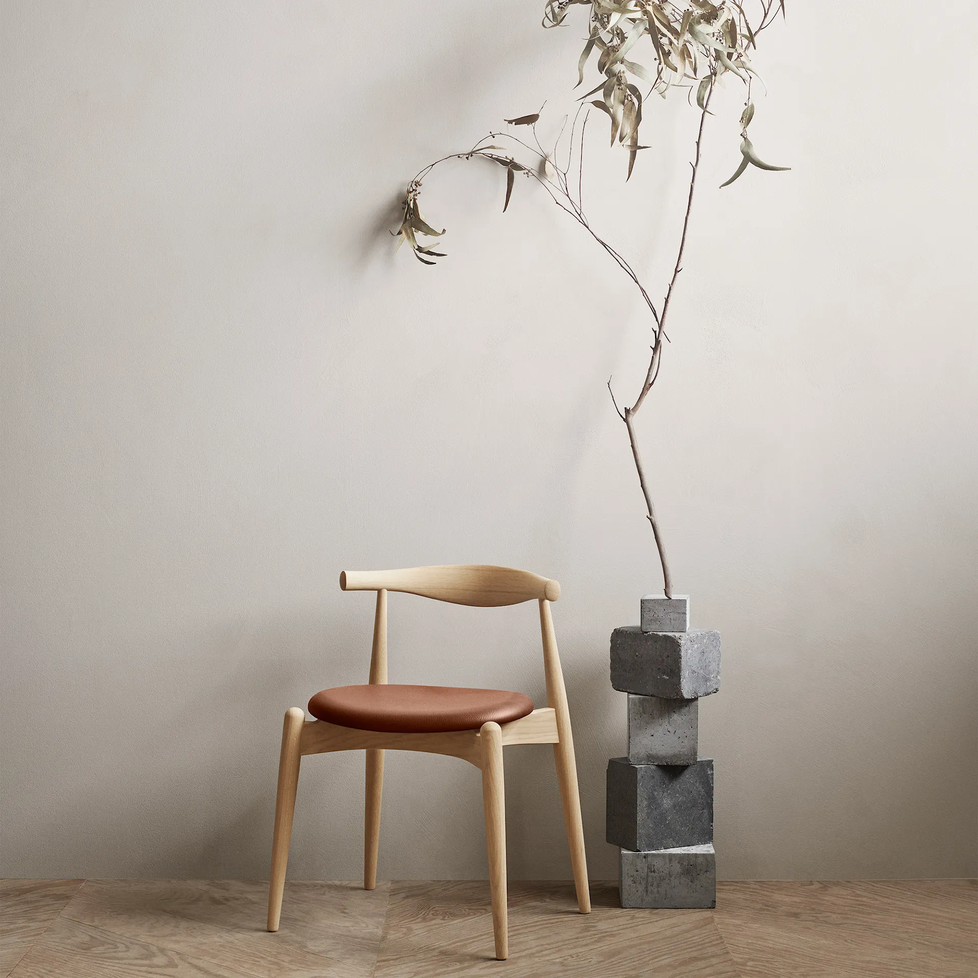 CH20 Albuestol - eik - Carl Hansen - Hans J. Wegner - NO GA