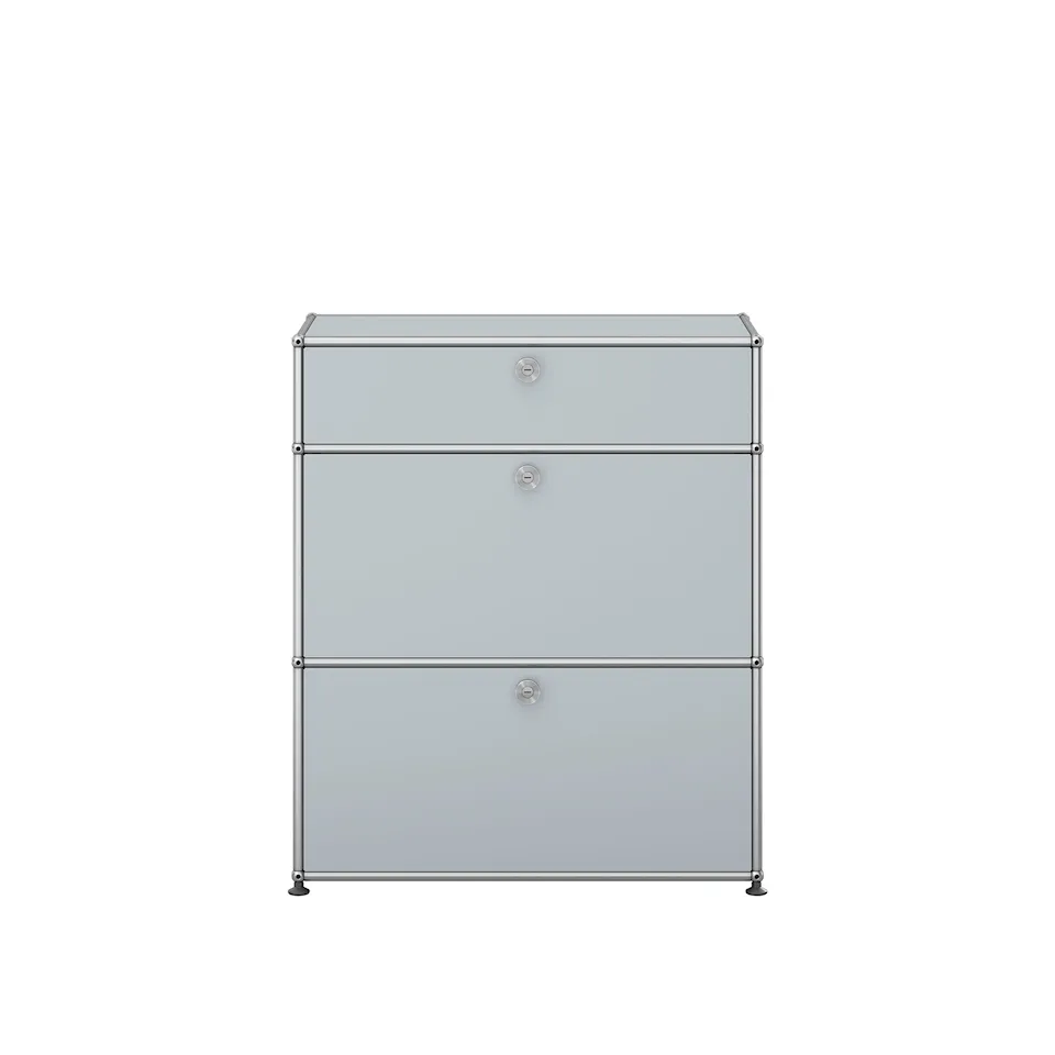 USM Haller 51 oppbevaringsenhet, USM Matte Silver