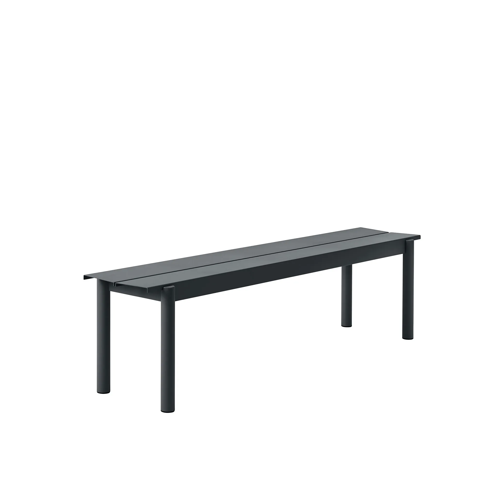 Linear Steel benk utendørs 170 cm - 1