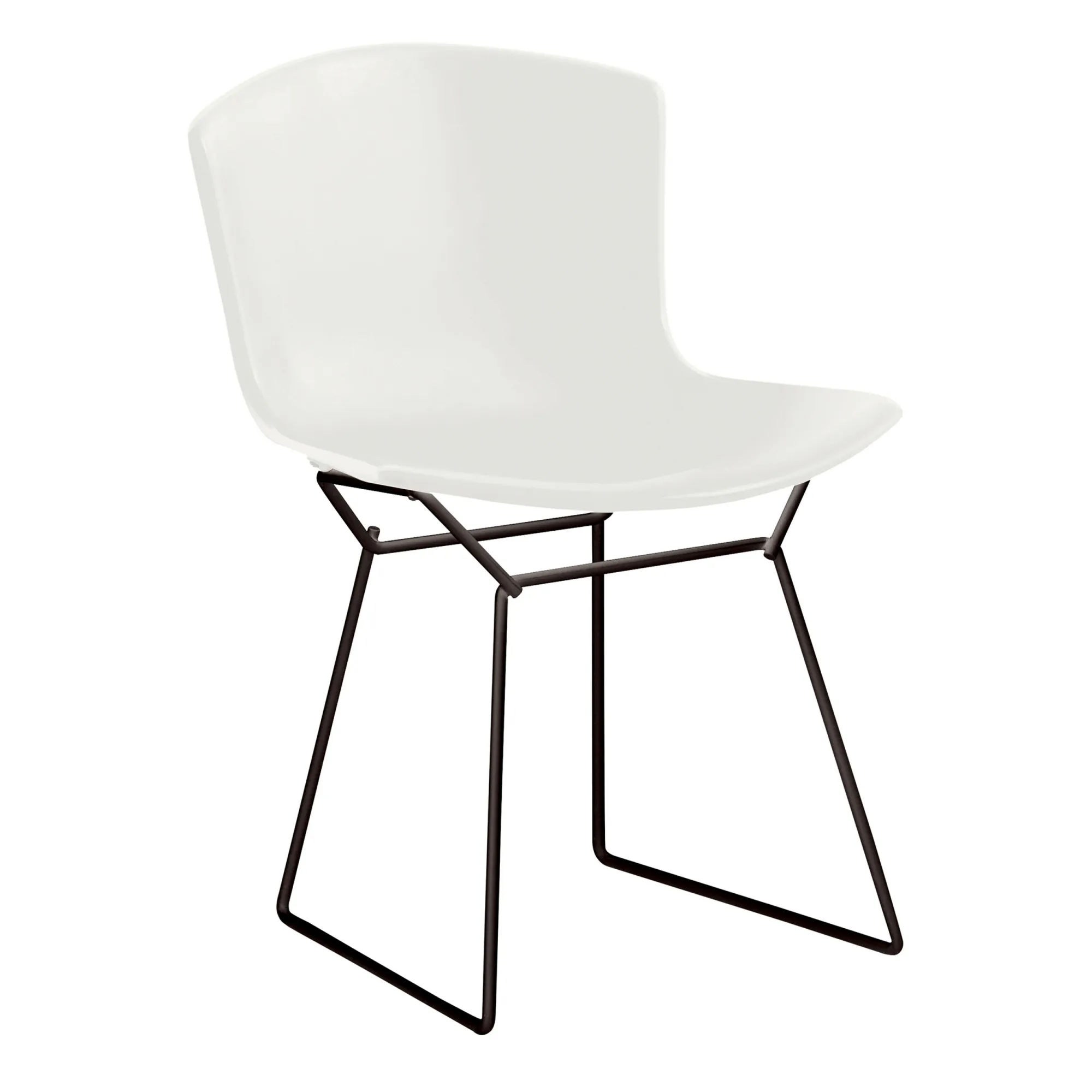 Bertoia Plastic utendørs stol sort - 1