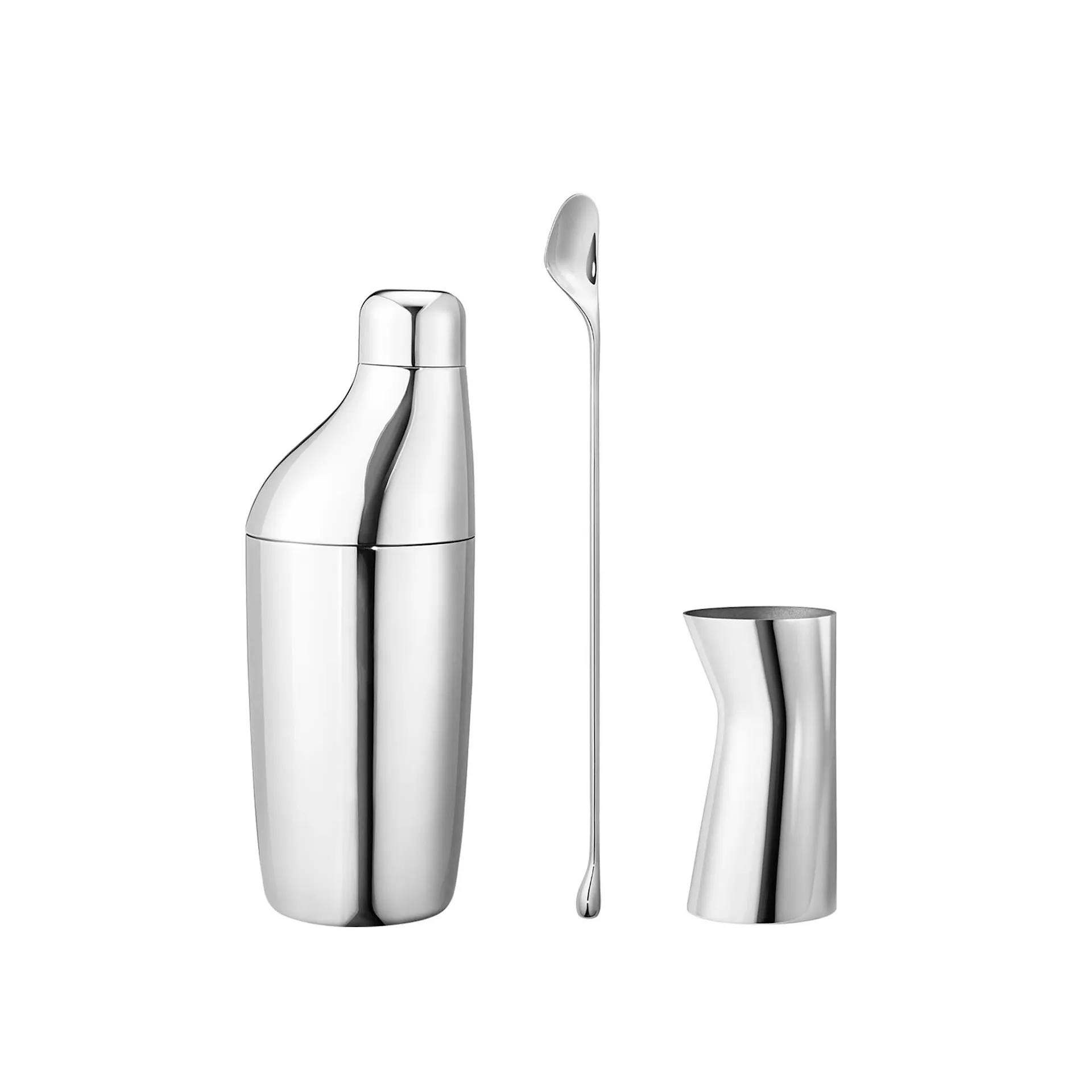 Sky Set - Shaker, Stirring Spoon & Jigger - Georg Jensen - Aurelien Barbry - NO GA