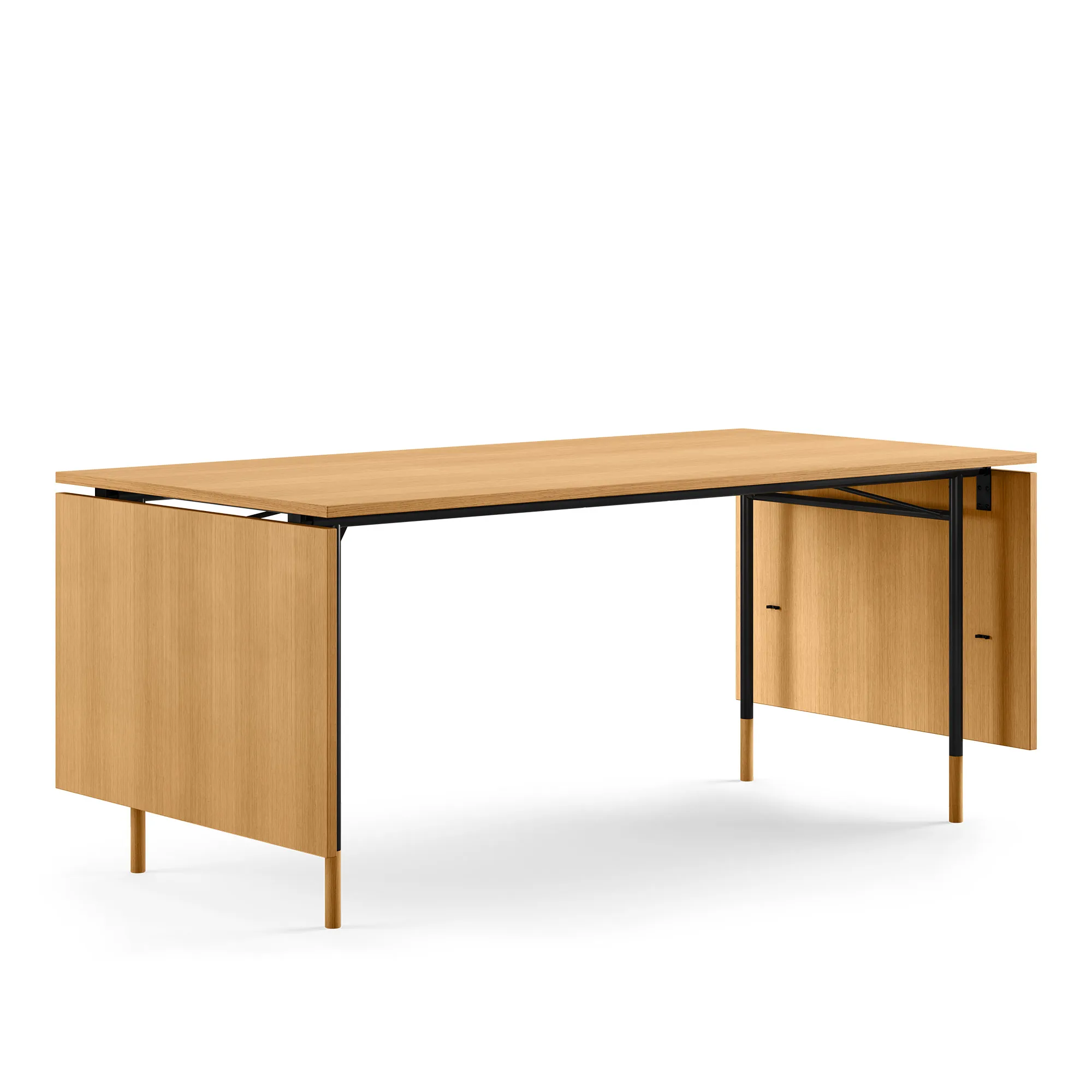 Nyhavn spisebord med klaffar Dark oiled oak - 1