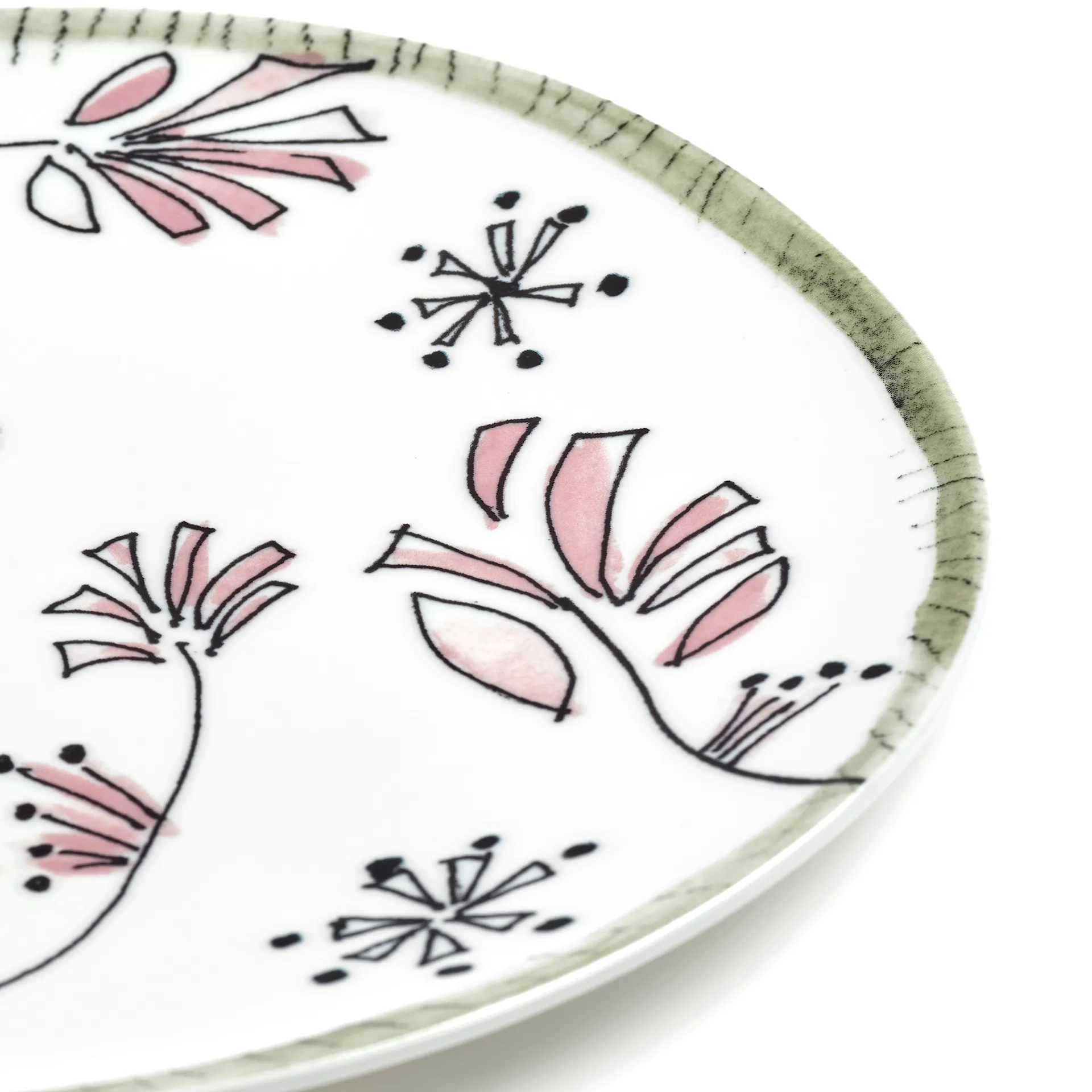 Plate S Fiore Rosa - Set of 2 - Serax - NO GA