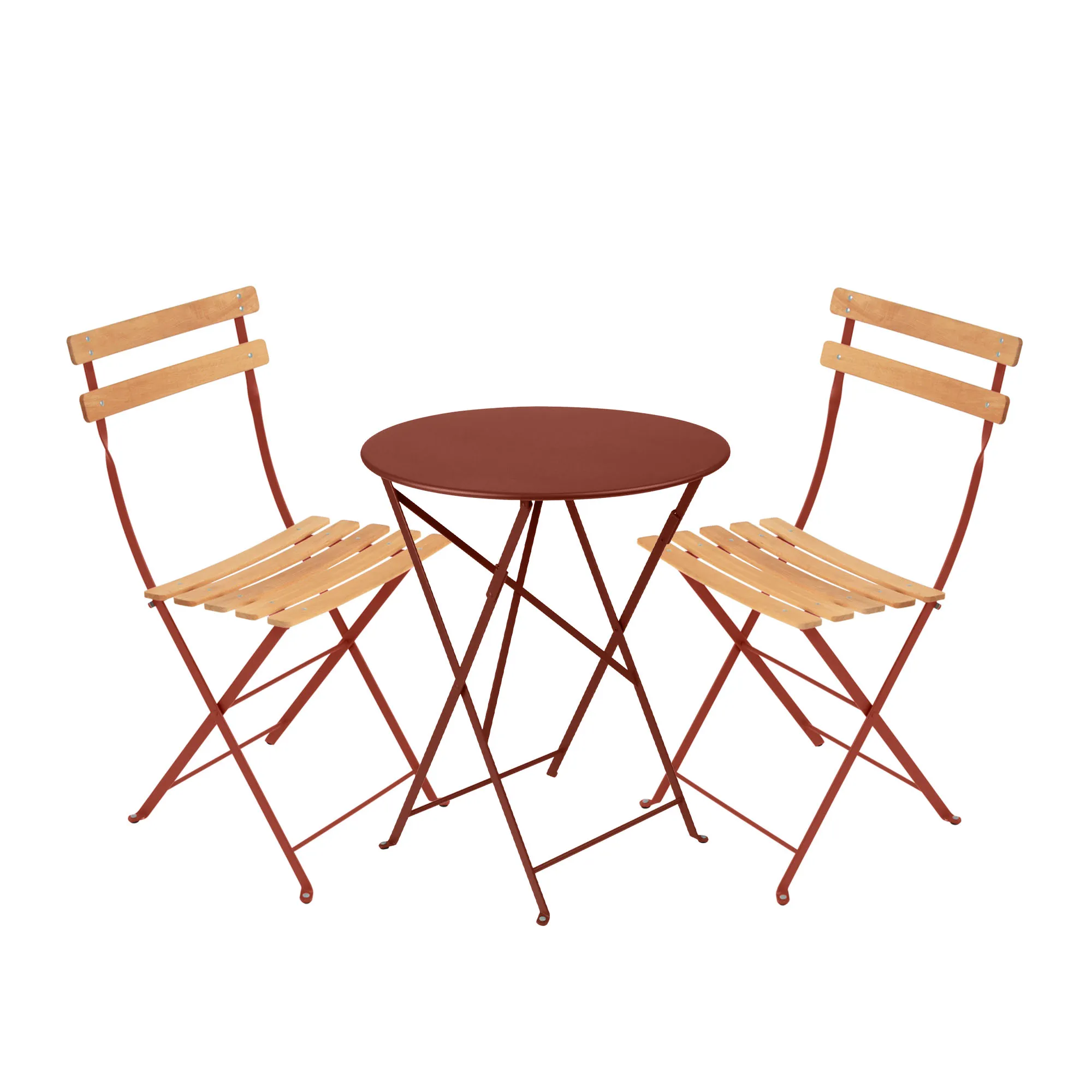 Bistro spisegruppe Ø60cm & 2 tre stoler - 1