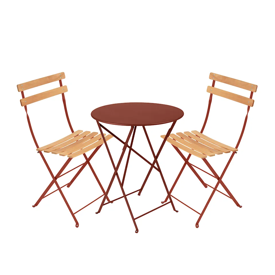 Bistro spisegruppe Ø60cm & 2 tre stoler
