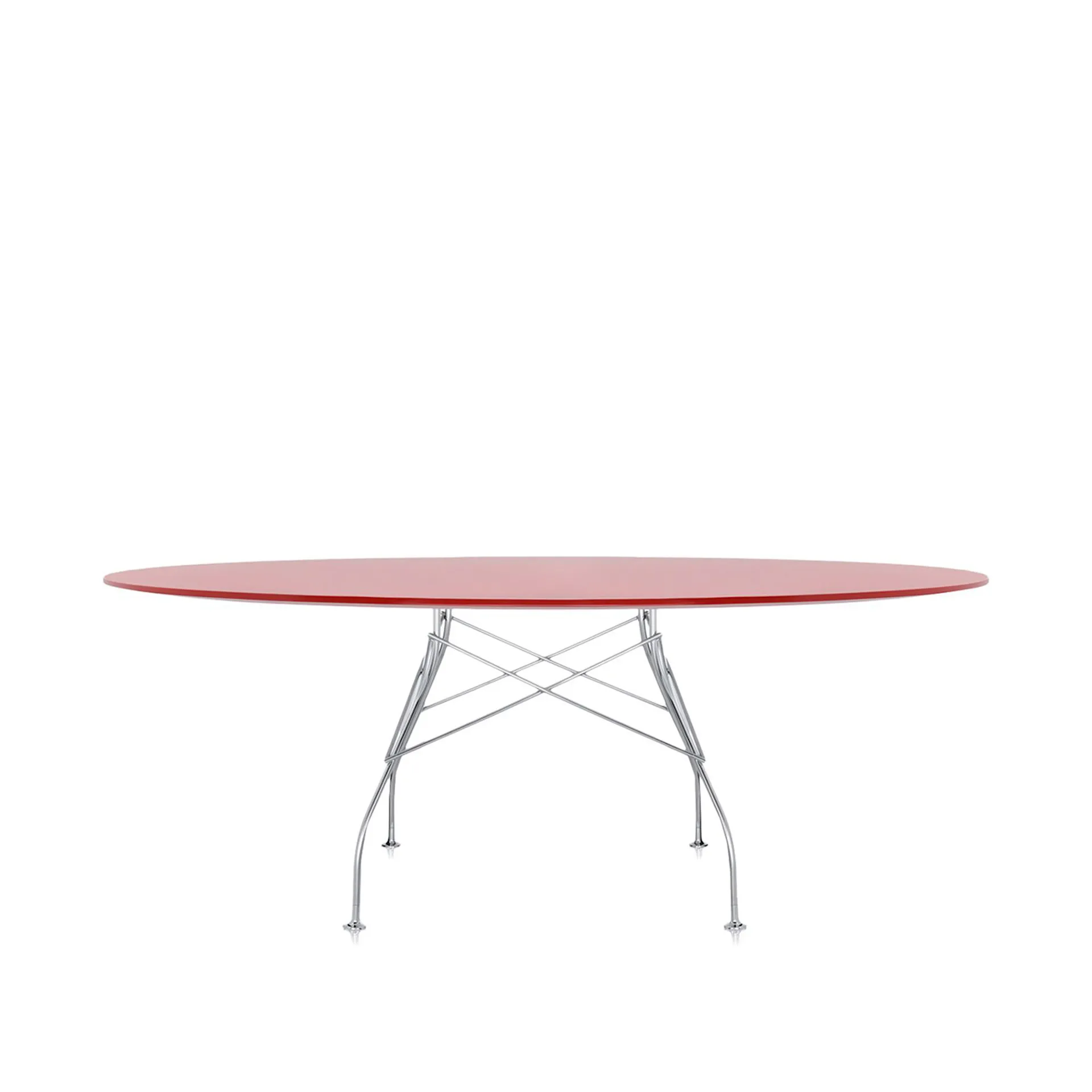 Glossy Oval Table - Kartell - Antonio Citterio - NO GA