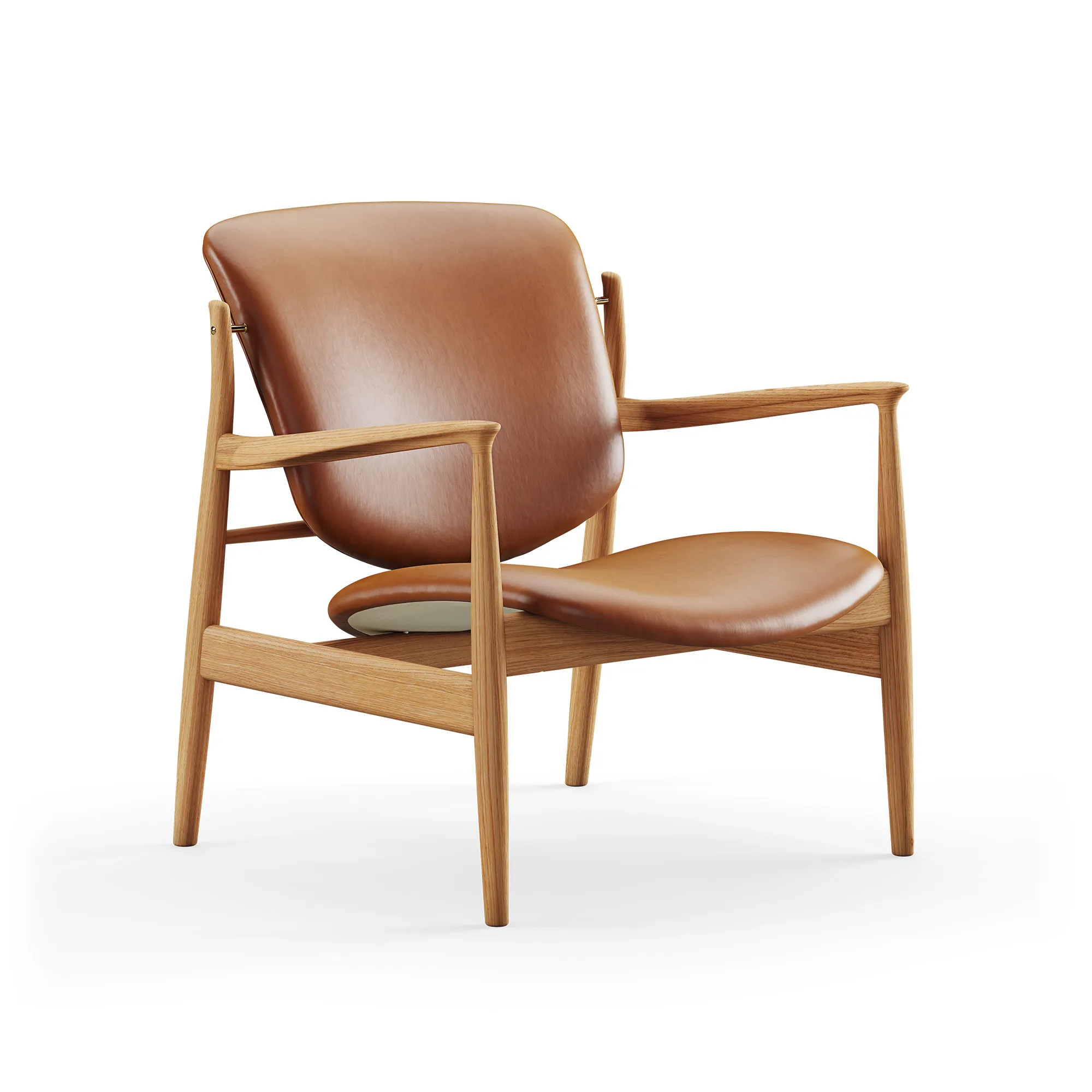 France stol Dark oiled oak - 1