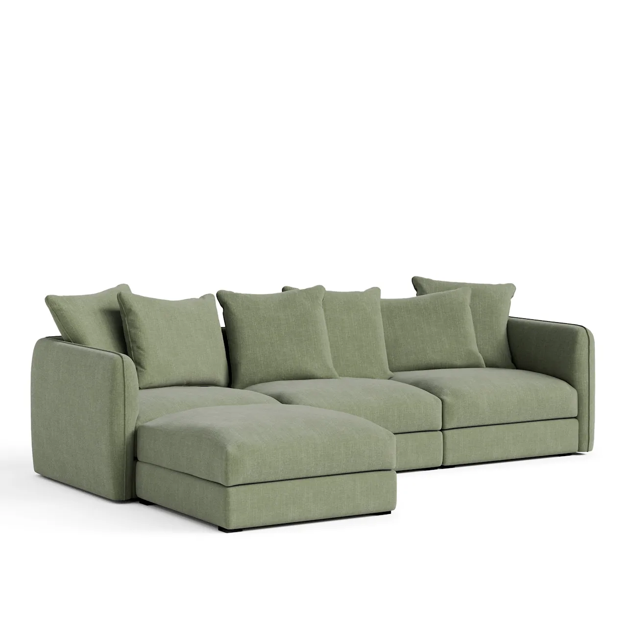 Pavarotti 3-Seater with Ottoman