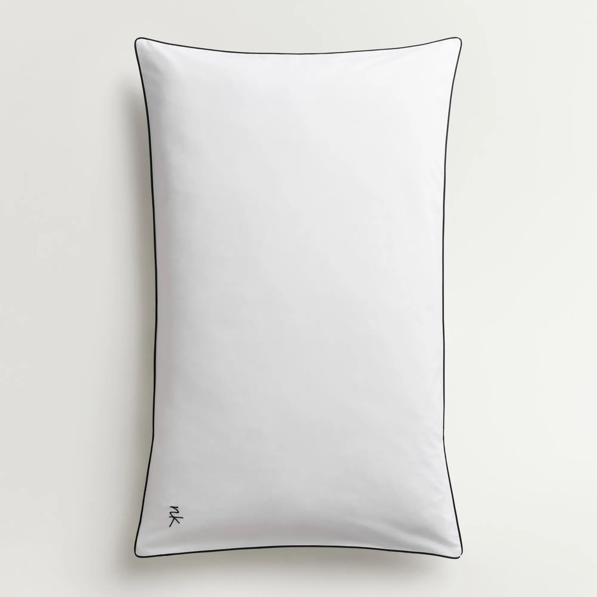 Percale Crisp White/Black putetrekk 2-pakning - 7