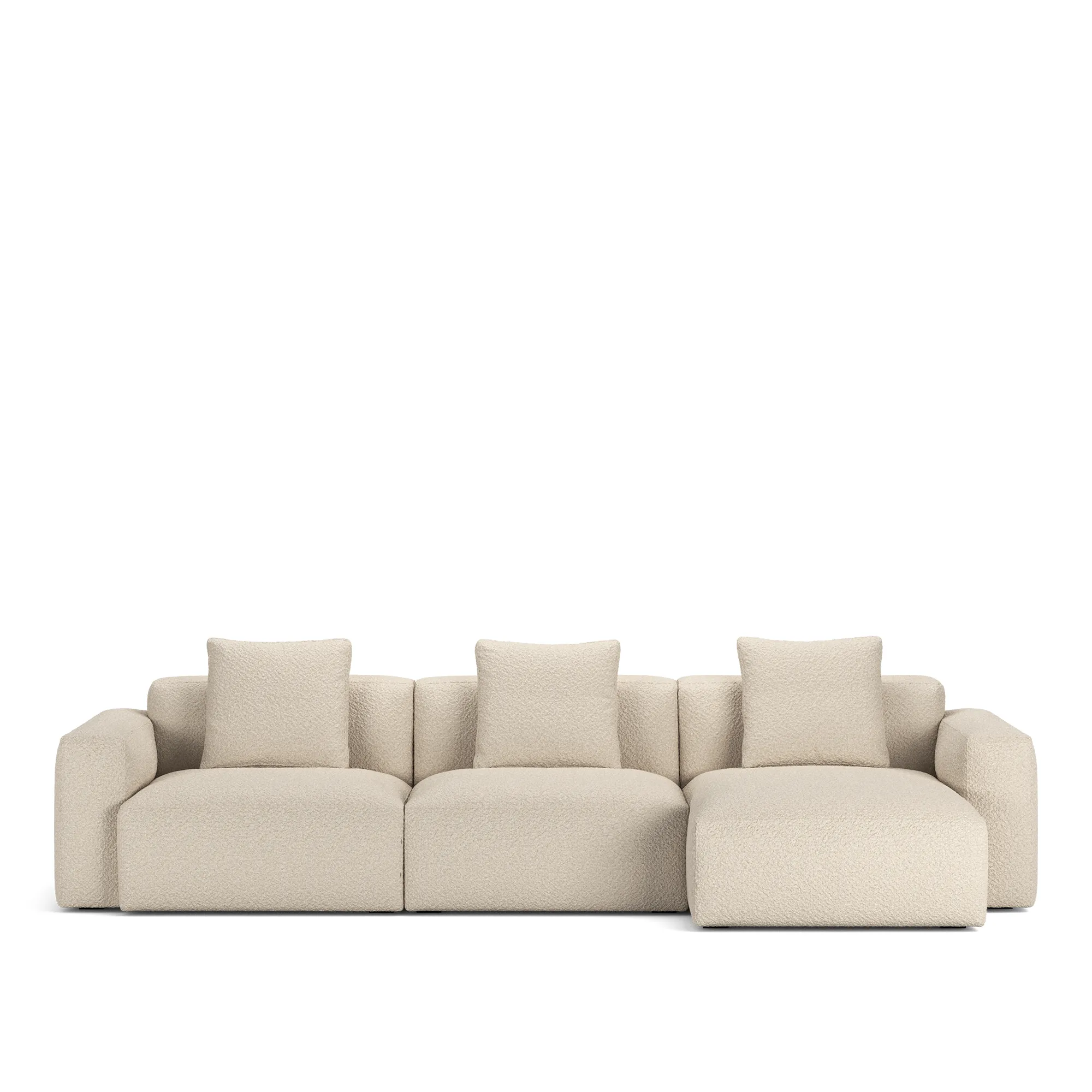 Brick 3-seters sofa sjeselong høyre - 10