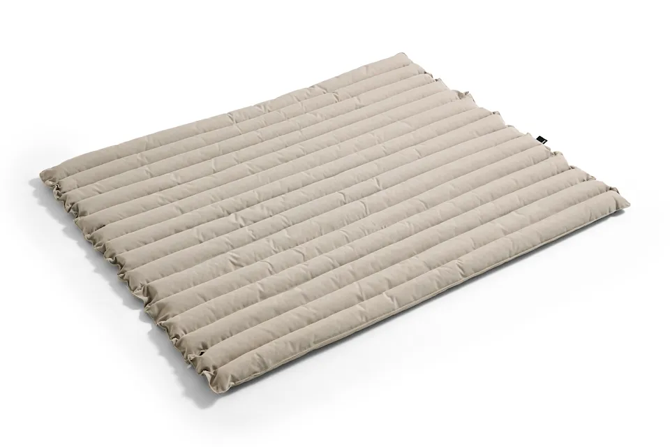 Vattert pute for travers loungebenk med og uten armlener - Beige Sand