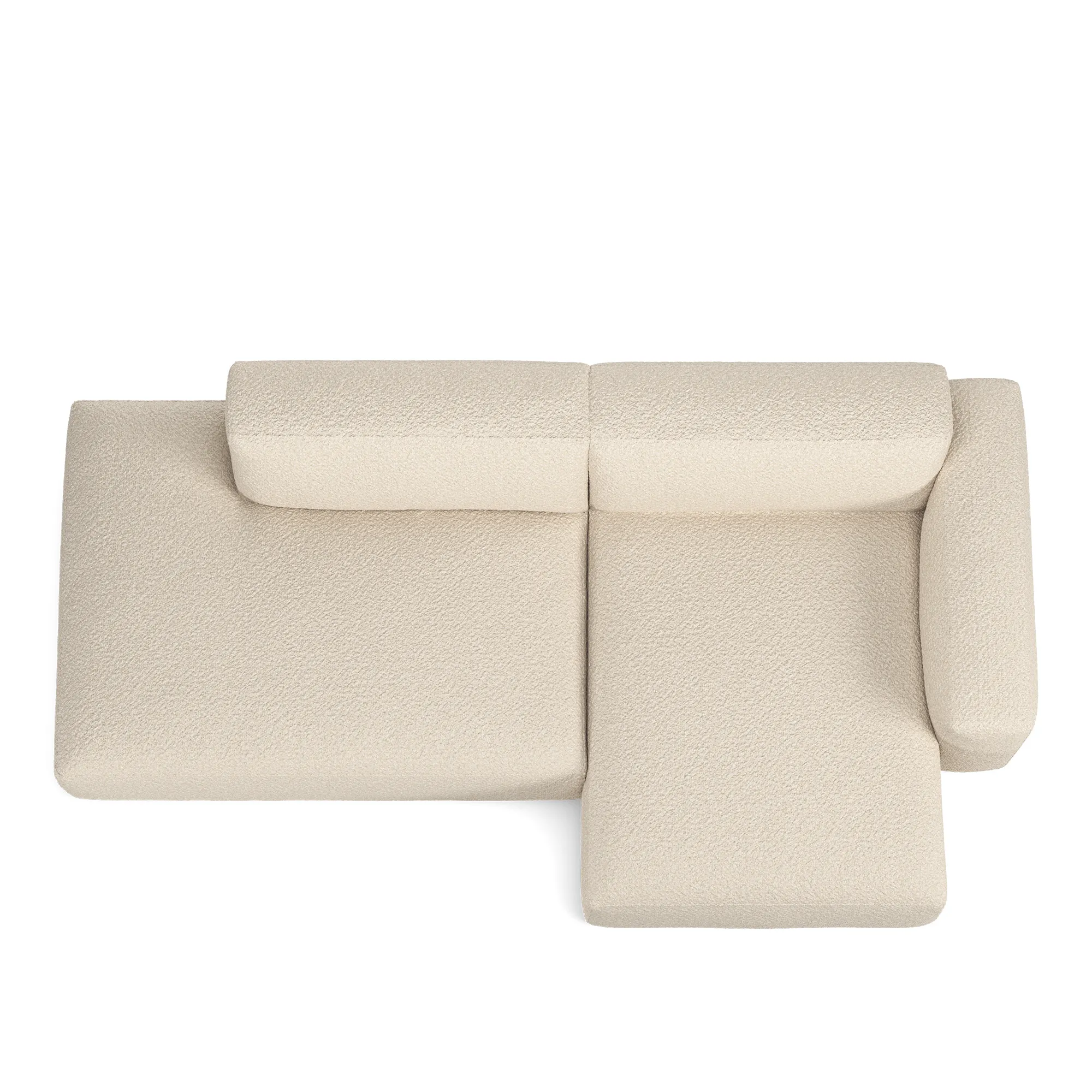 Brick 2-seters sofa sjeselong åpen ende venstre - 8