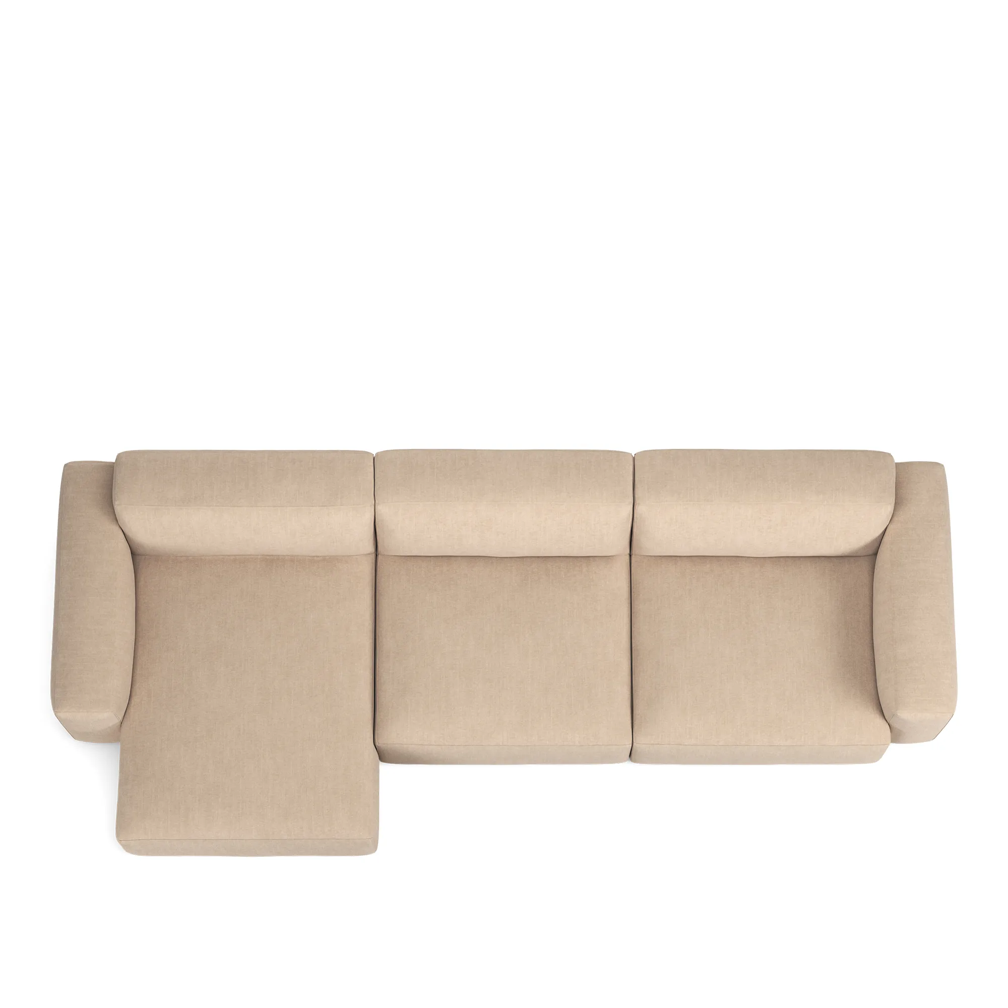 Brick 3-seters sofa sjeselong venstre - 8