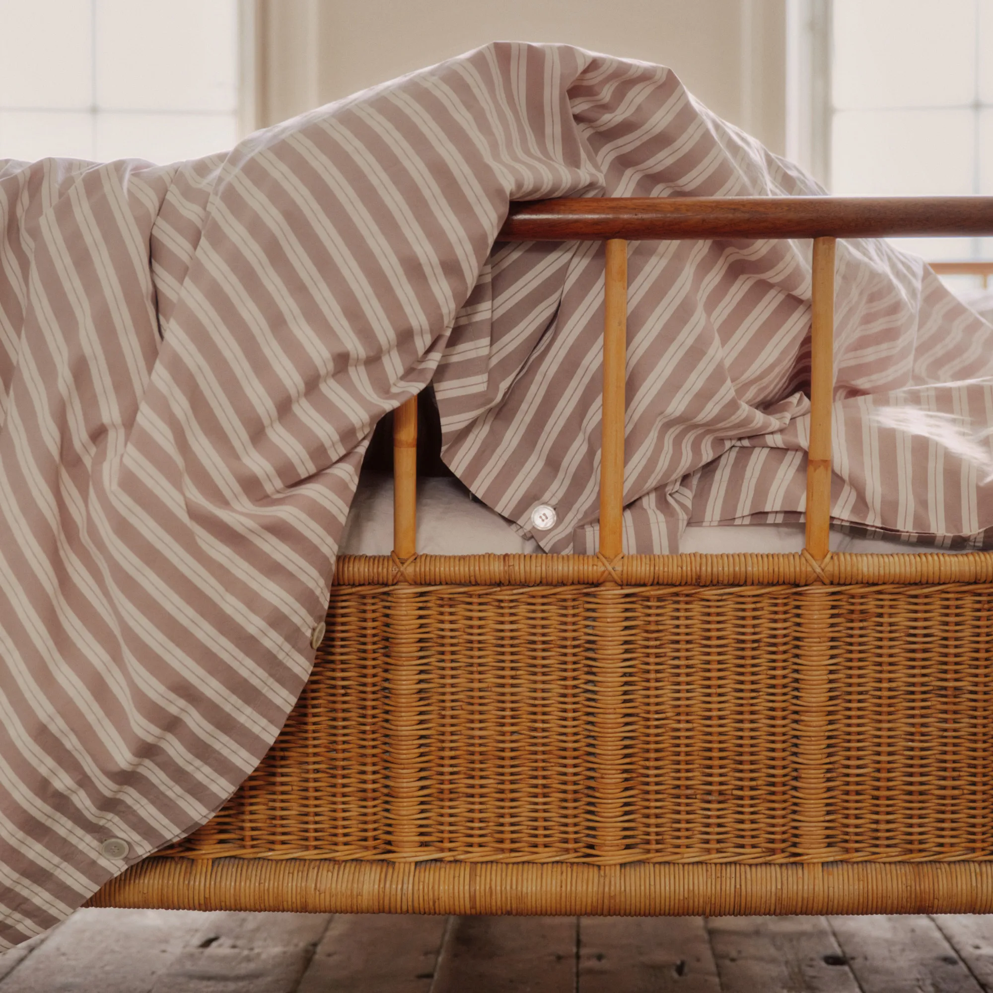 Percale Clay Stripes dynetrekk - 3