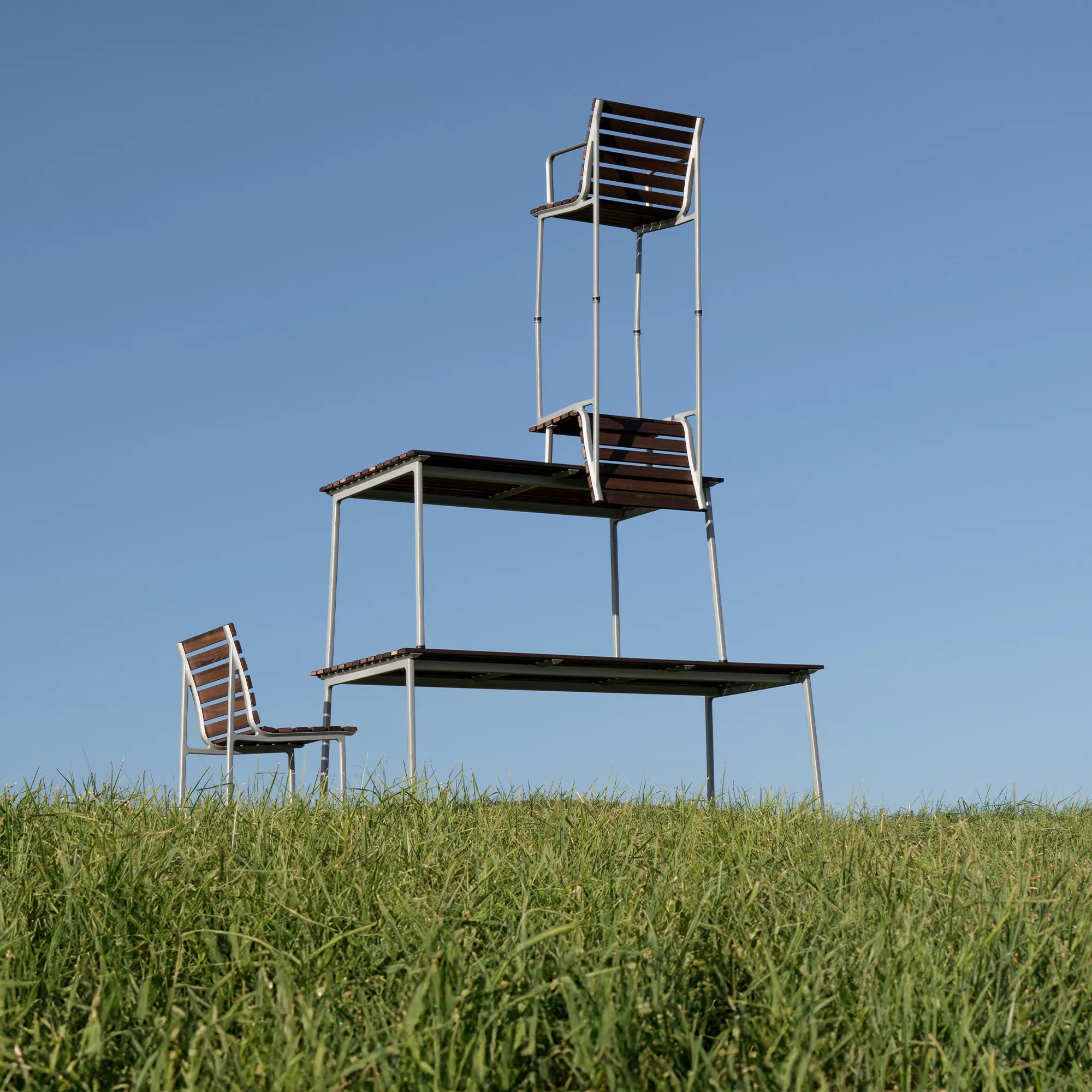 Traverse spisegruppe med bord 190cm & 6 stoler - 4