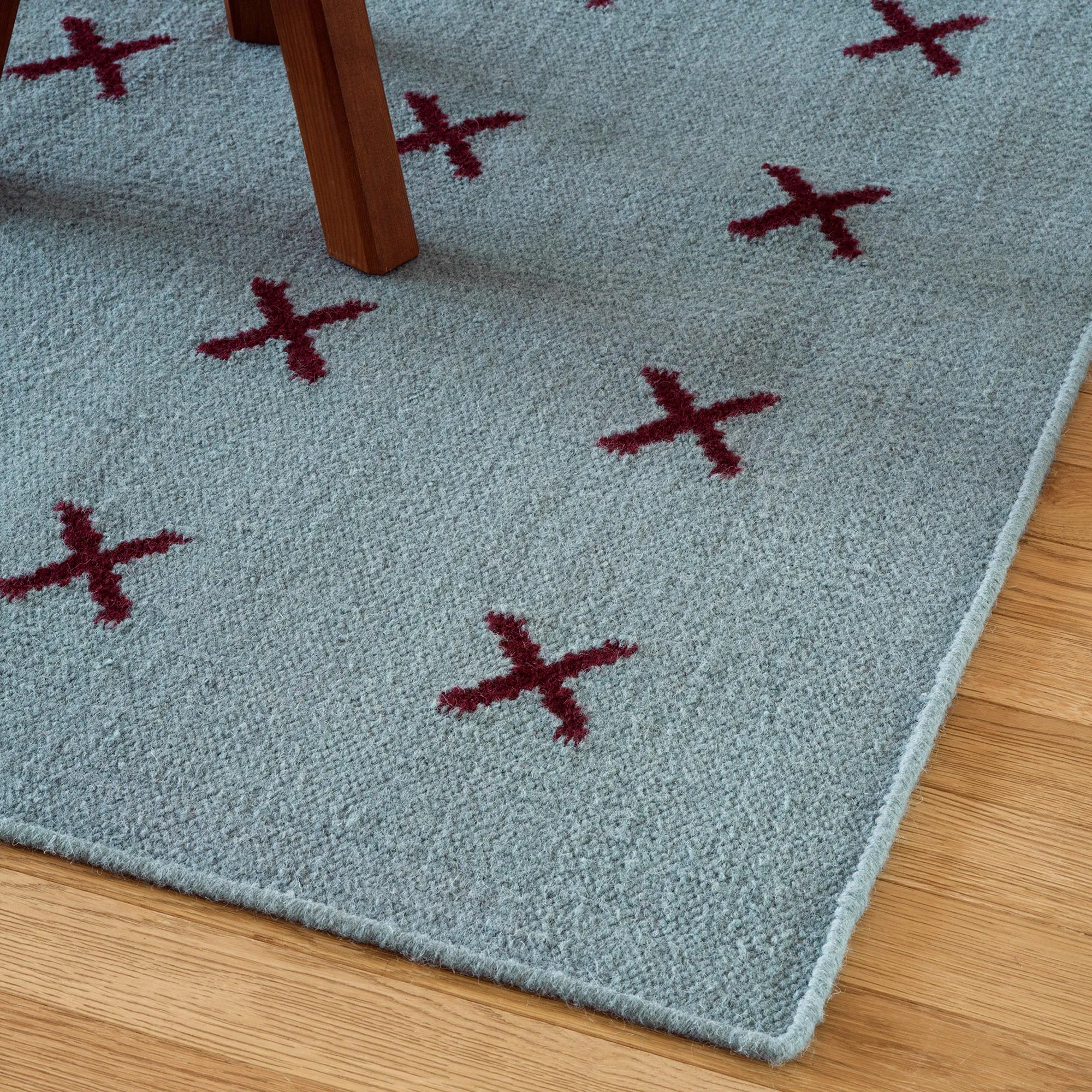 Cross Blue/Burgundy ullteppe - 3