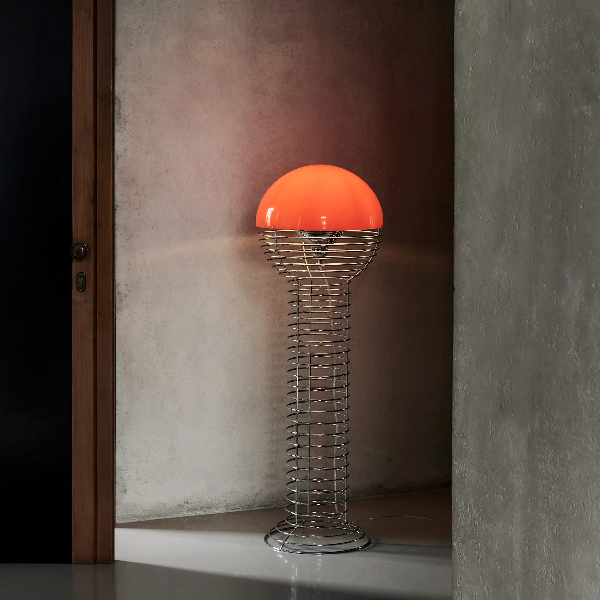 Wire Floor Lamp - Verpan - Verner Panton - NO GA