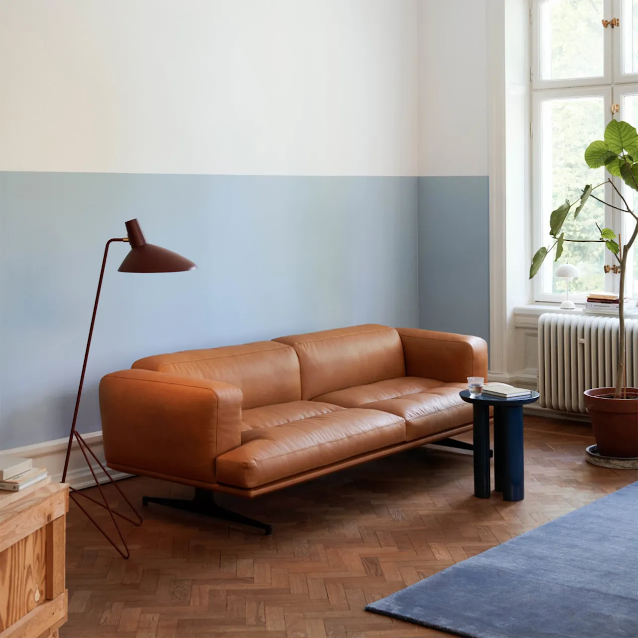Inland AV23 3-seters sofa aluminium