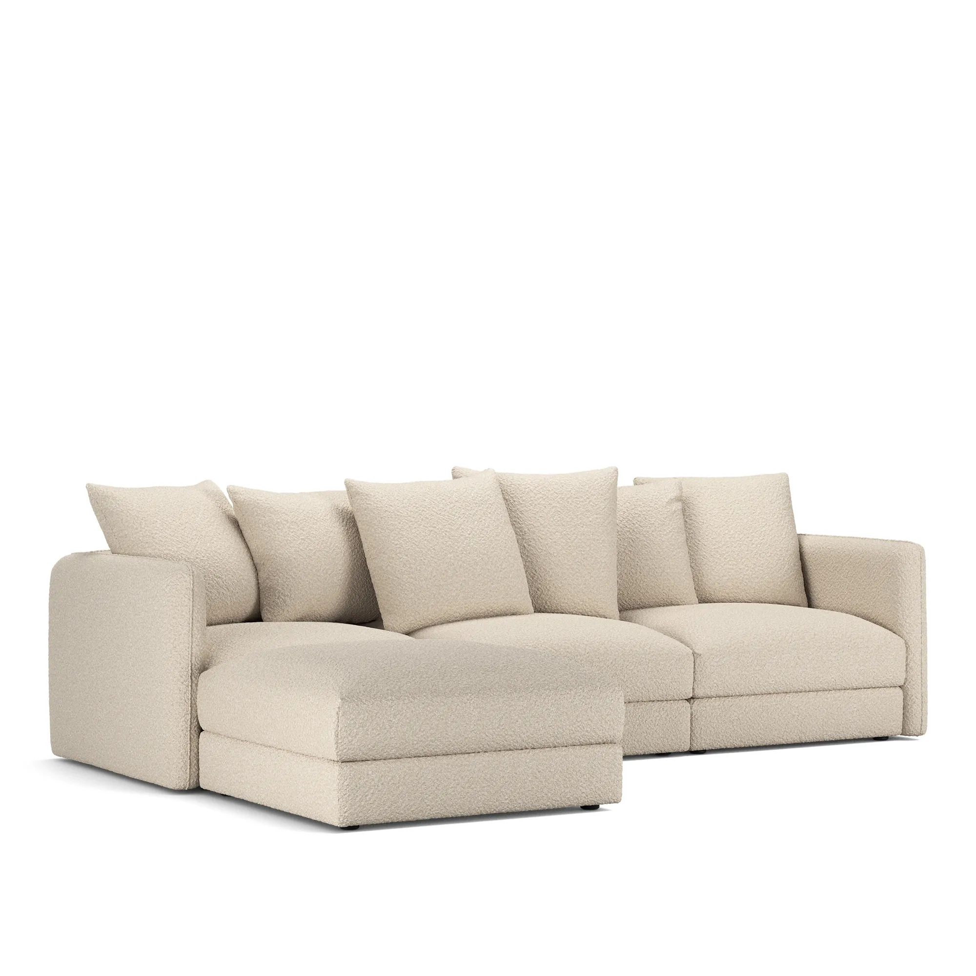 Pavarotti 01 3-seters sofa med fotskammel - 4