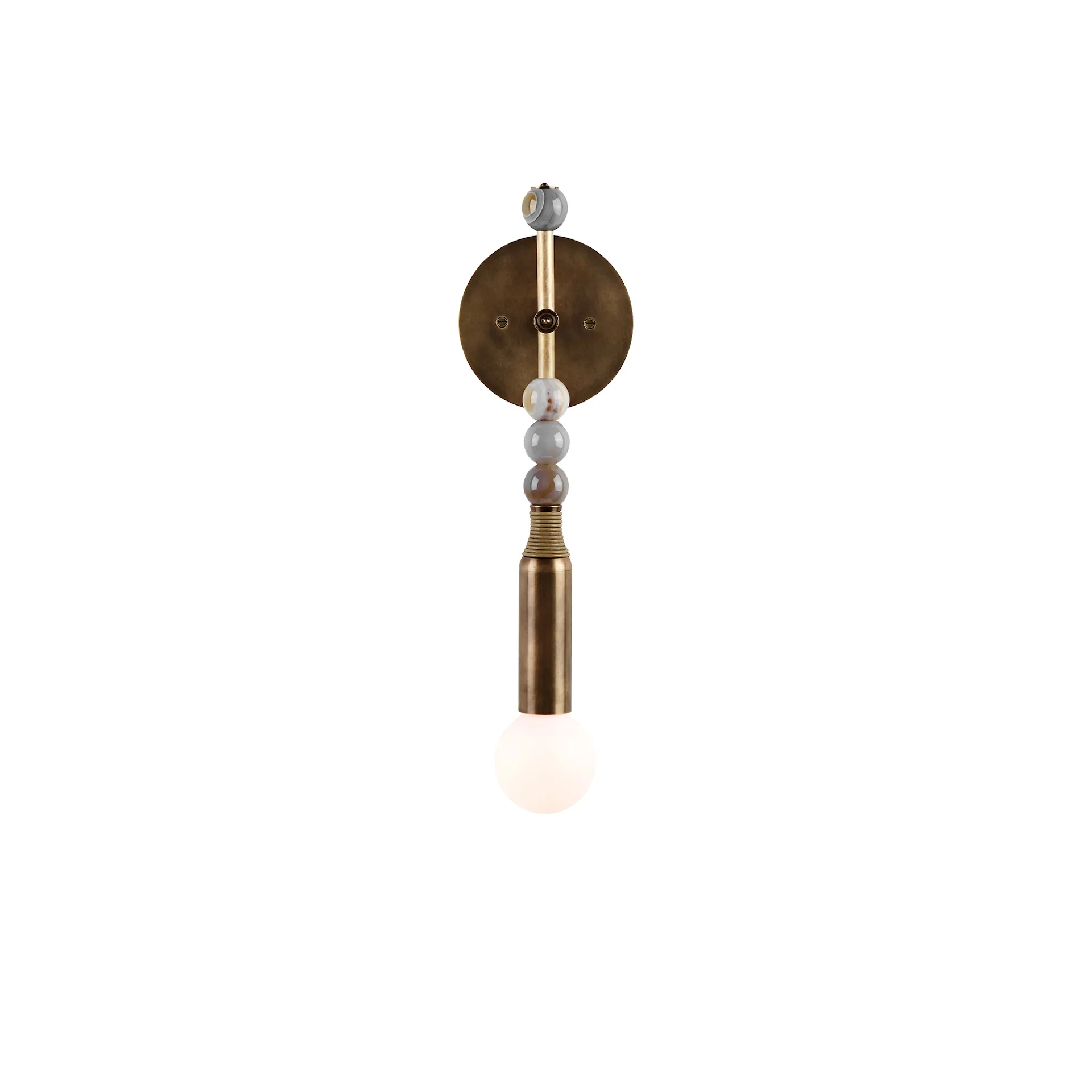 Talisman : 1 Sconce - Aged Brass - Apparatus - NO GA