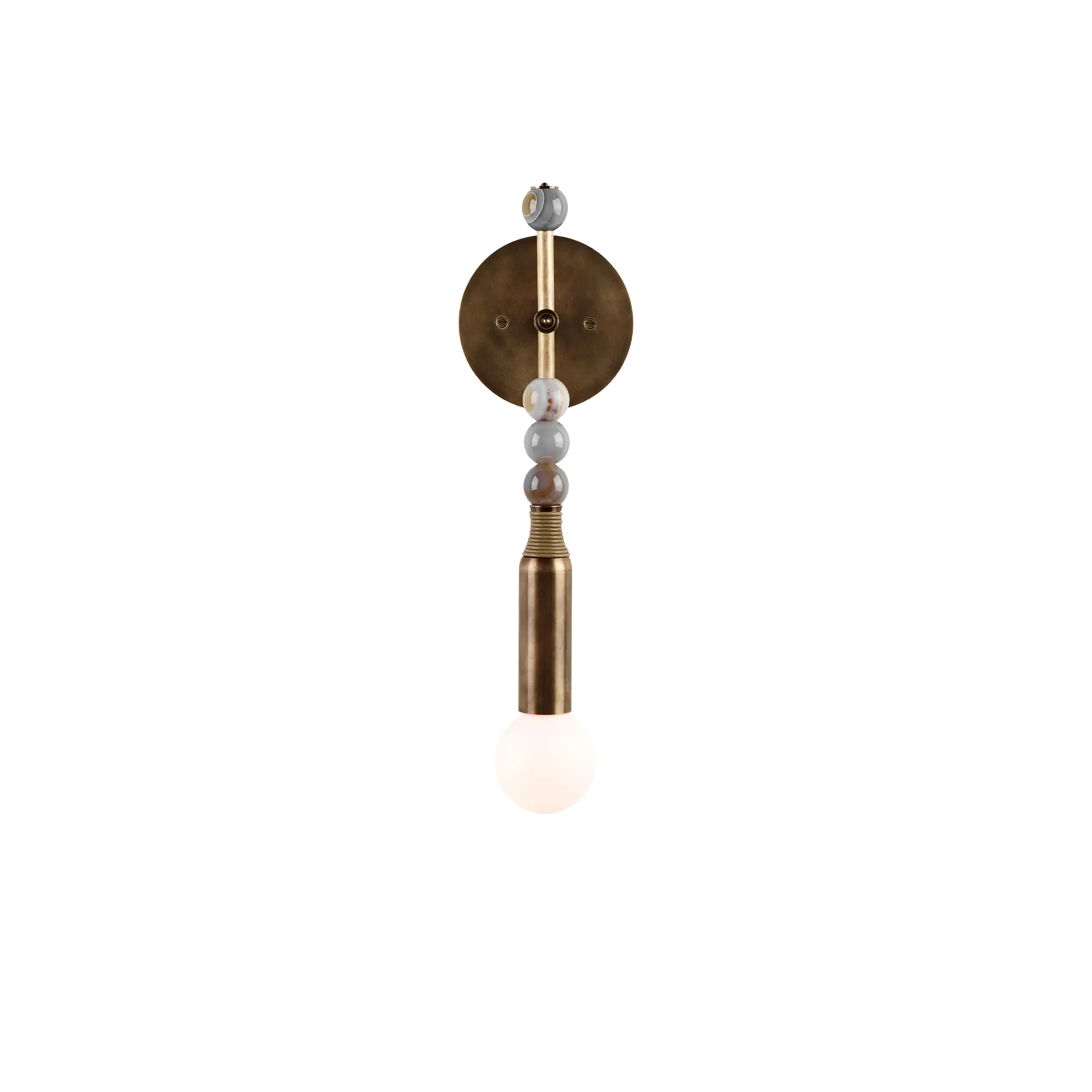 Talisman : 1 Sconce - Aged Brass - 1