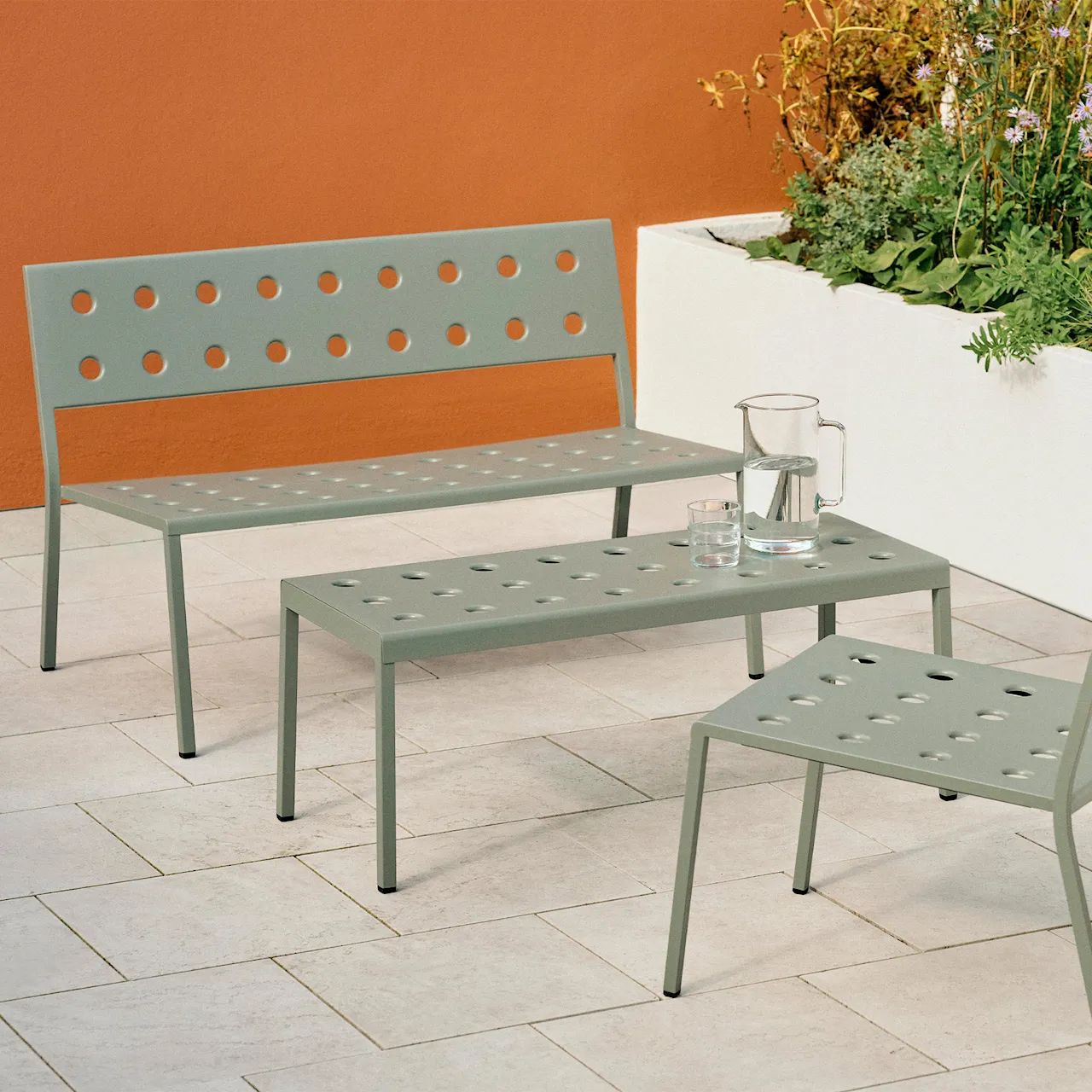 Balcony Low Table 96,5x41 cm / Anthracite