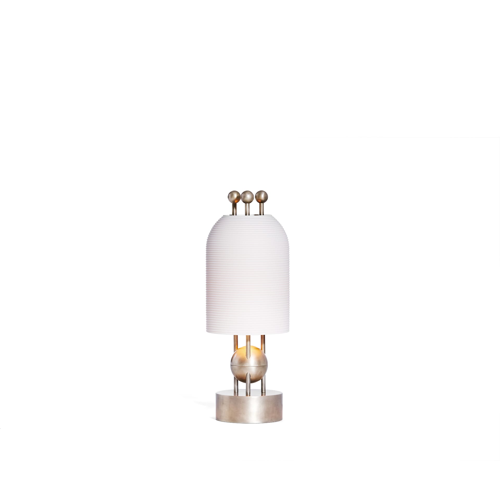 Lantern : Table Lamp - Tarnished Silver - Apparatus - NO GA