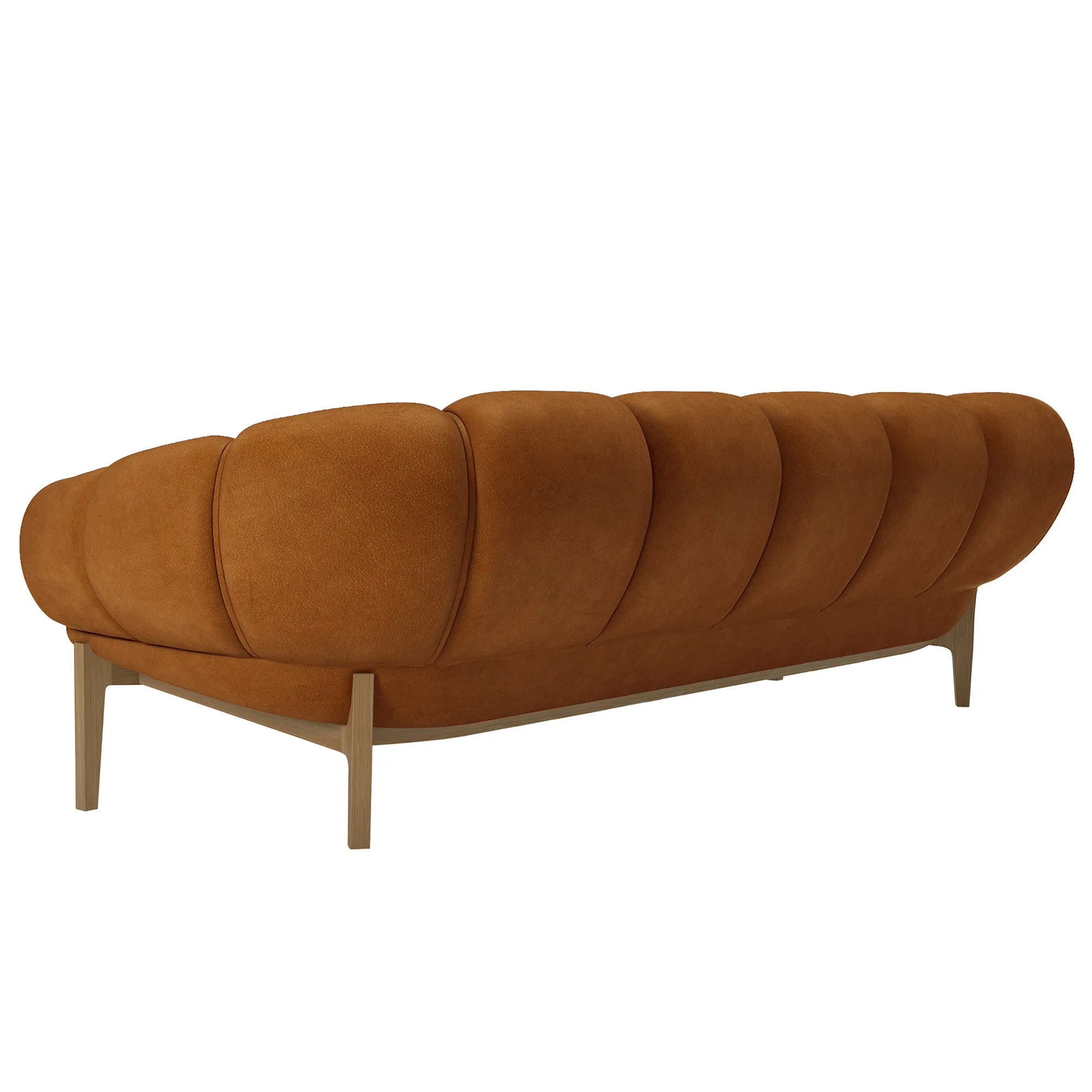 Croissant 3-seters sofa eik - 3