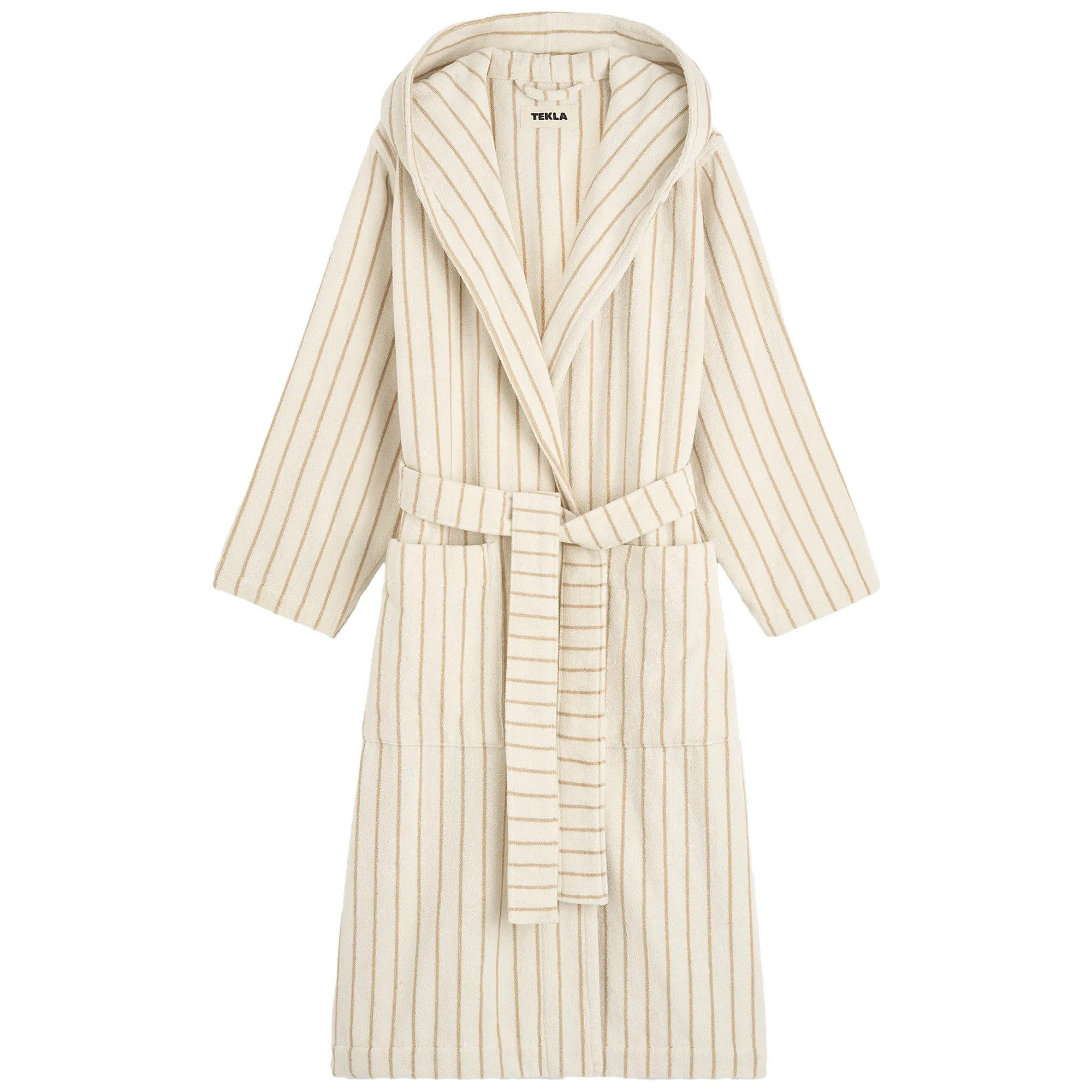 Hooded Sienna Stripes badekåpe - 1