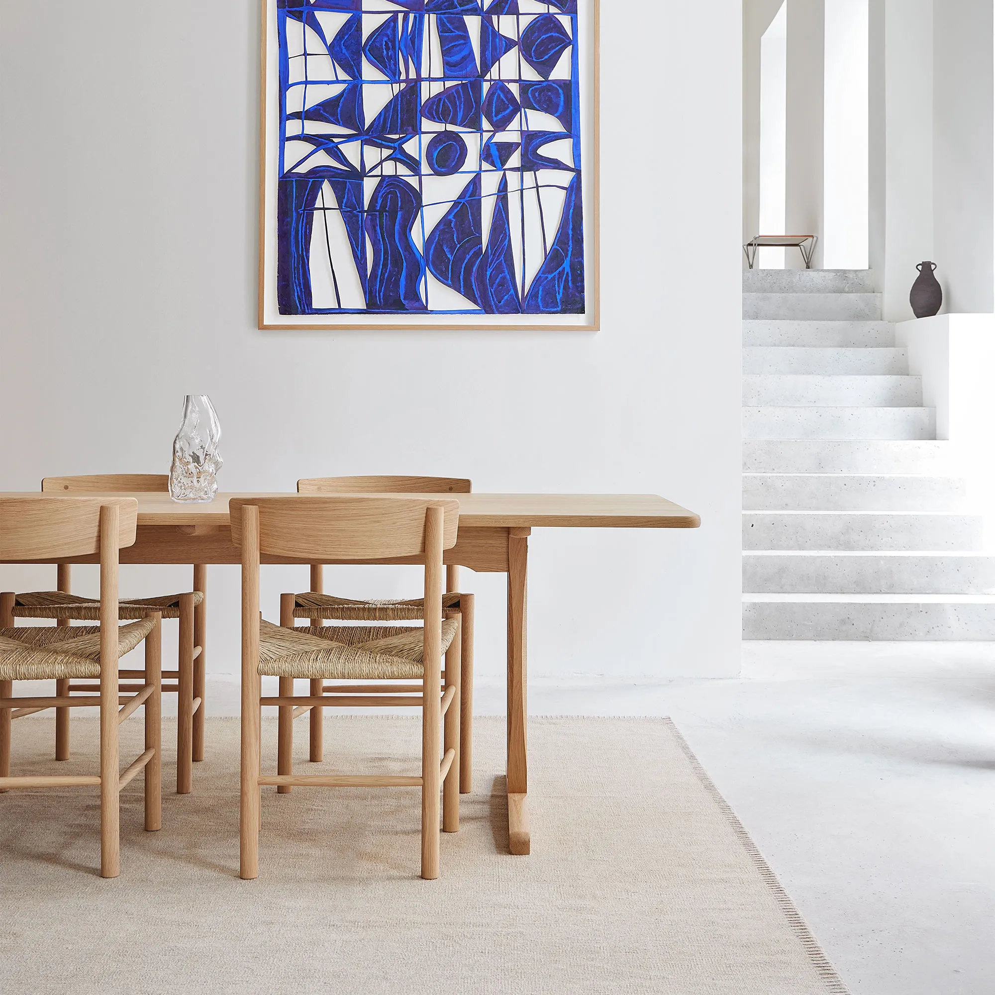 Mogensen C18 spisebord & Mogensen J39 spisestol 4 stk. – oljet eik - 5