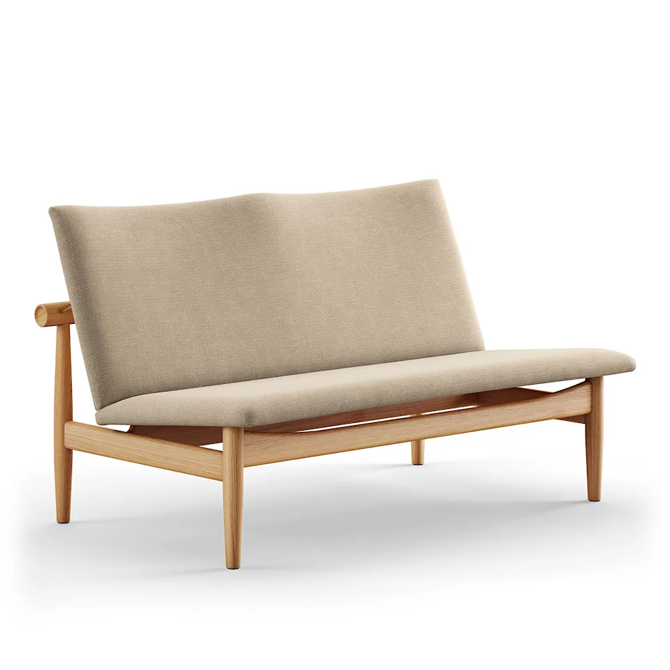 Japan sofa 2-sits Dark oiled oak