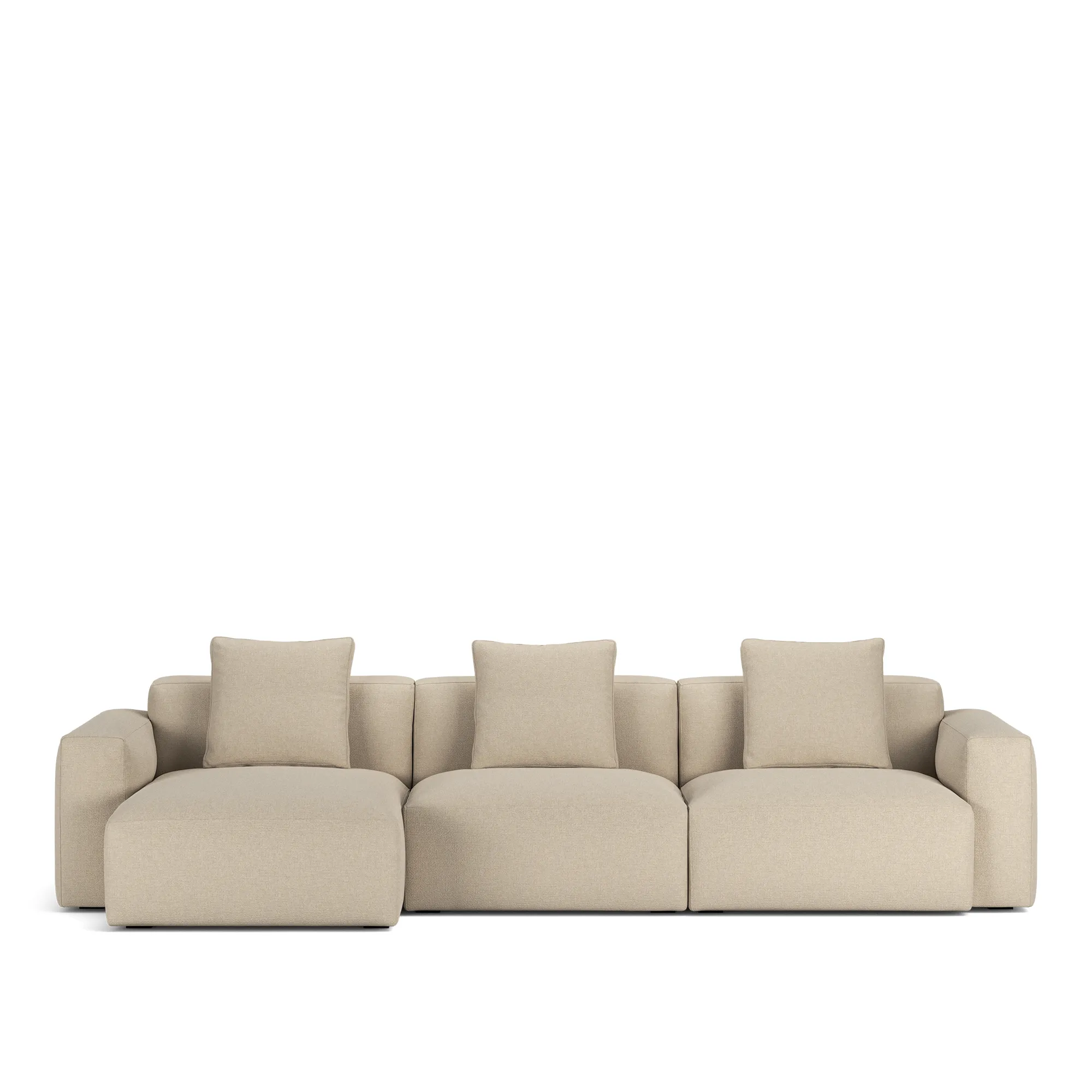 Brick 3-seters sofa sjeselong venstre - 10