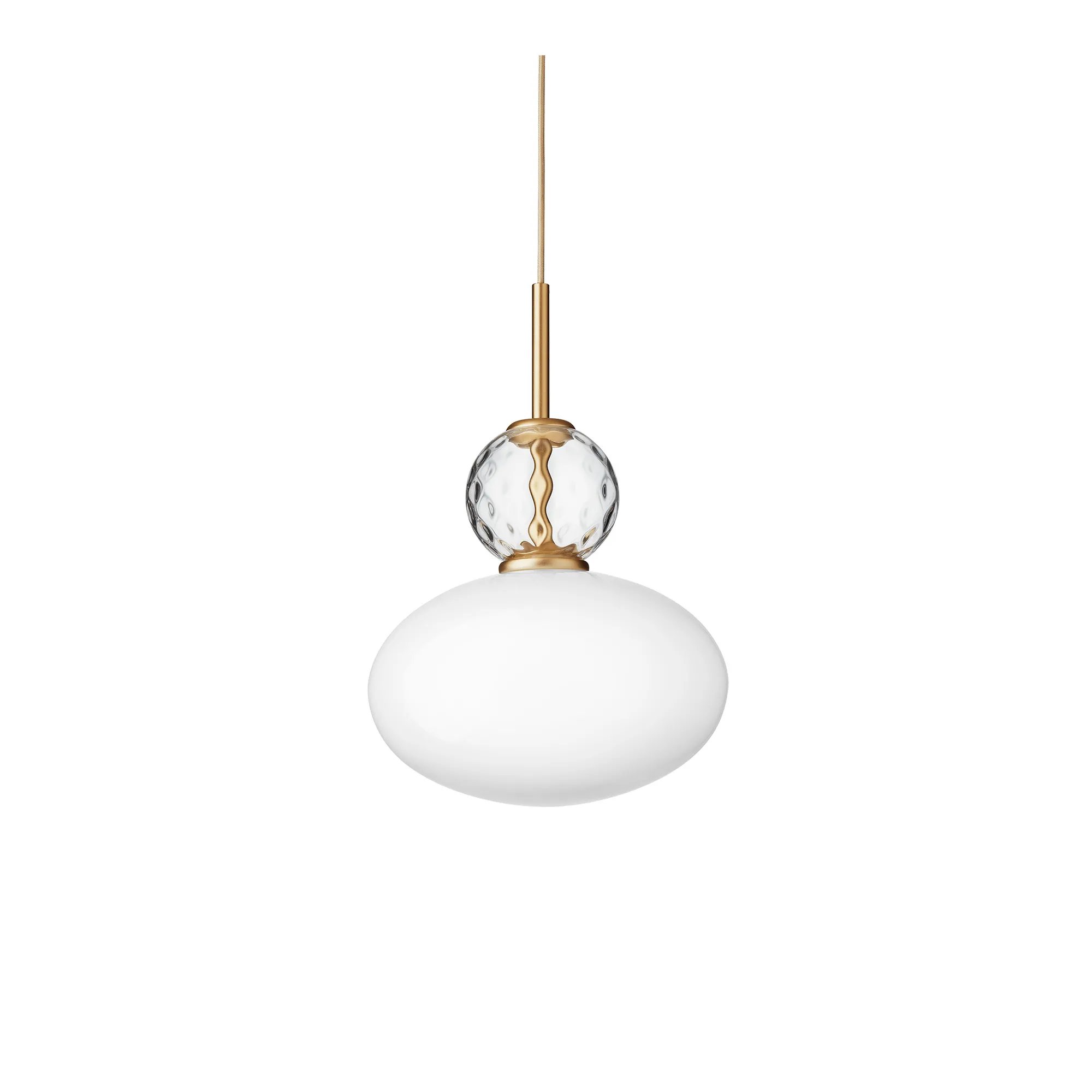 Rizzatto 32 Satin Brass/Opal White - 1