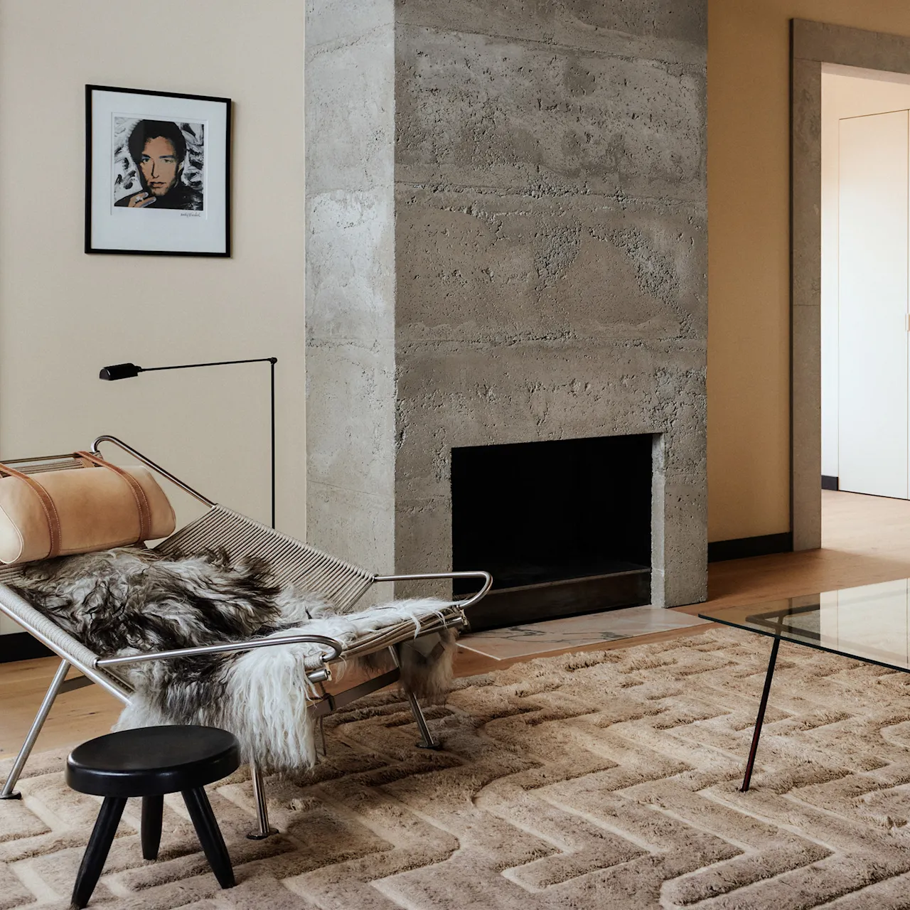 Boho 02 Taupe Mix ullteppe