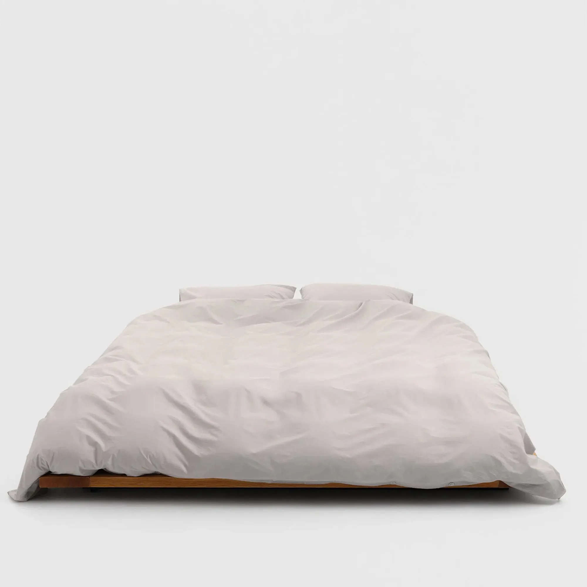 Percale Solid Soft Grey dynetrekk - 4
