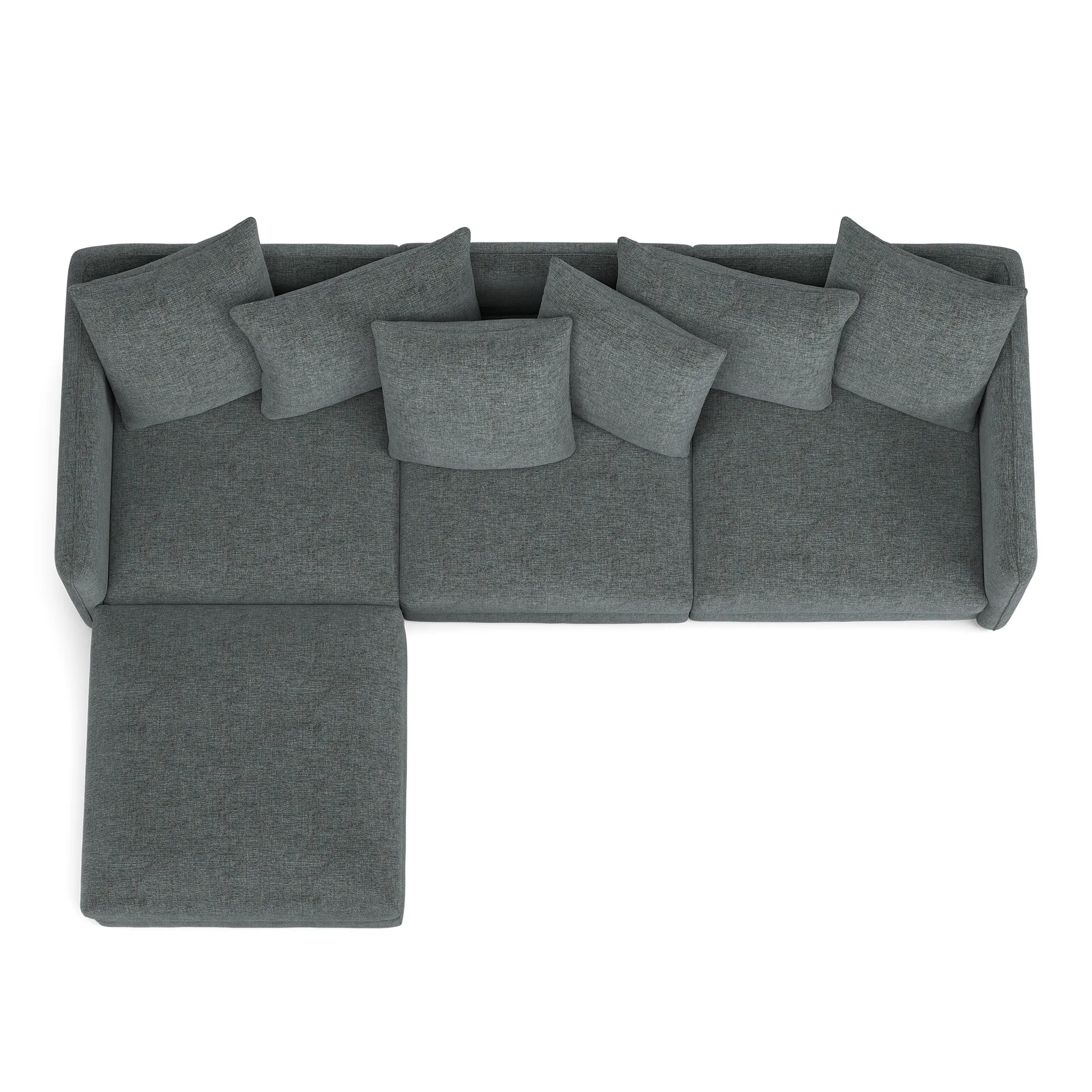 Pavarotti 01 3-seters sofa med fotskammel - 8