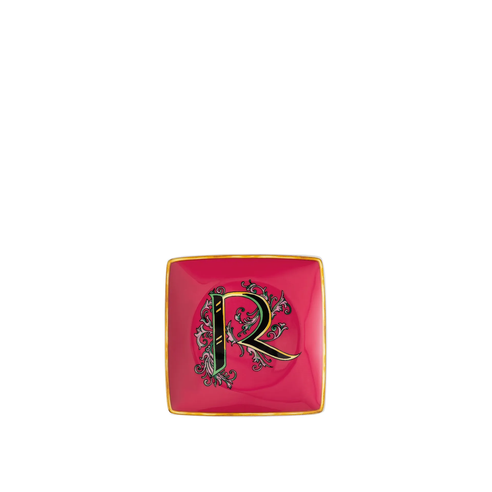 Alphabet Plate R - 12 cm - Versace - NO GA