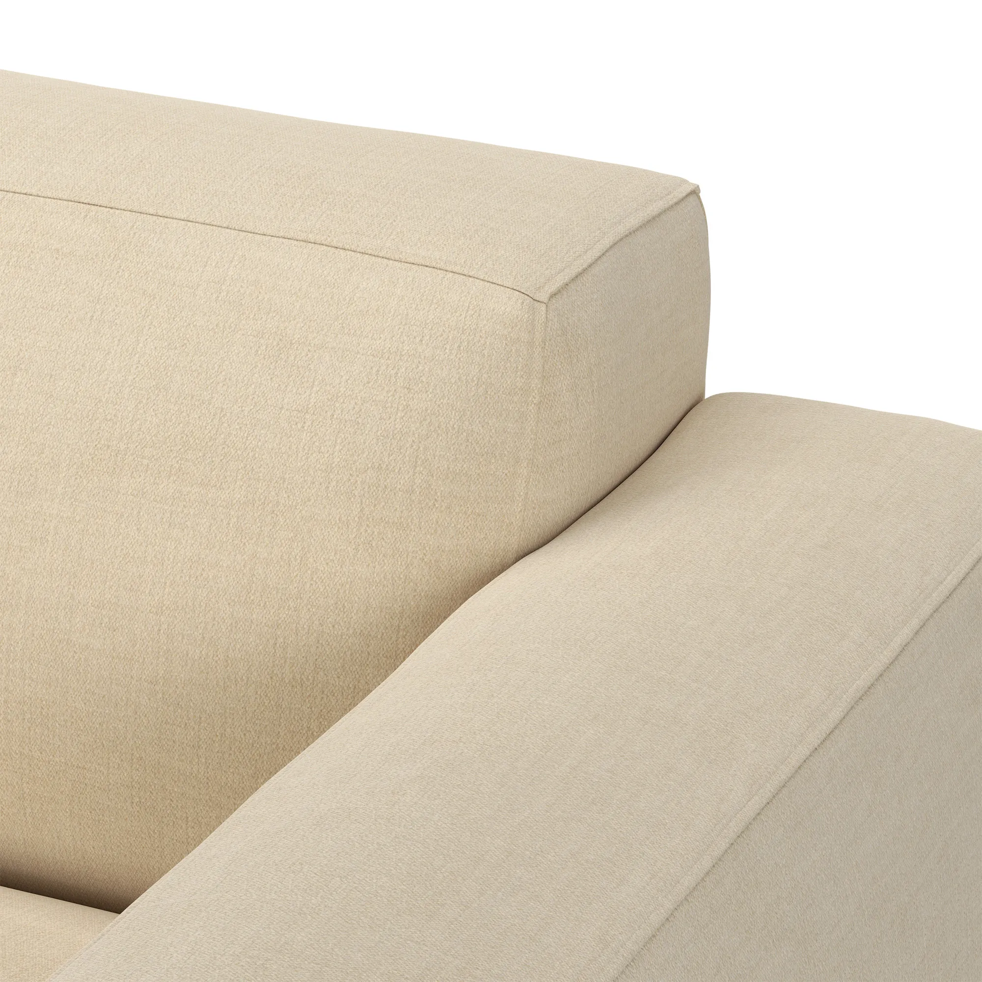 Brick 2-seters sofa sjeselong åpen ende venstre - 4
