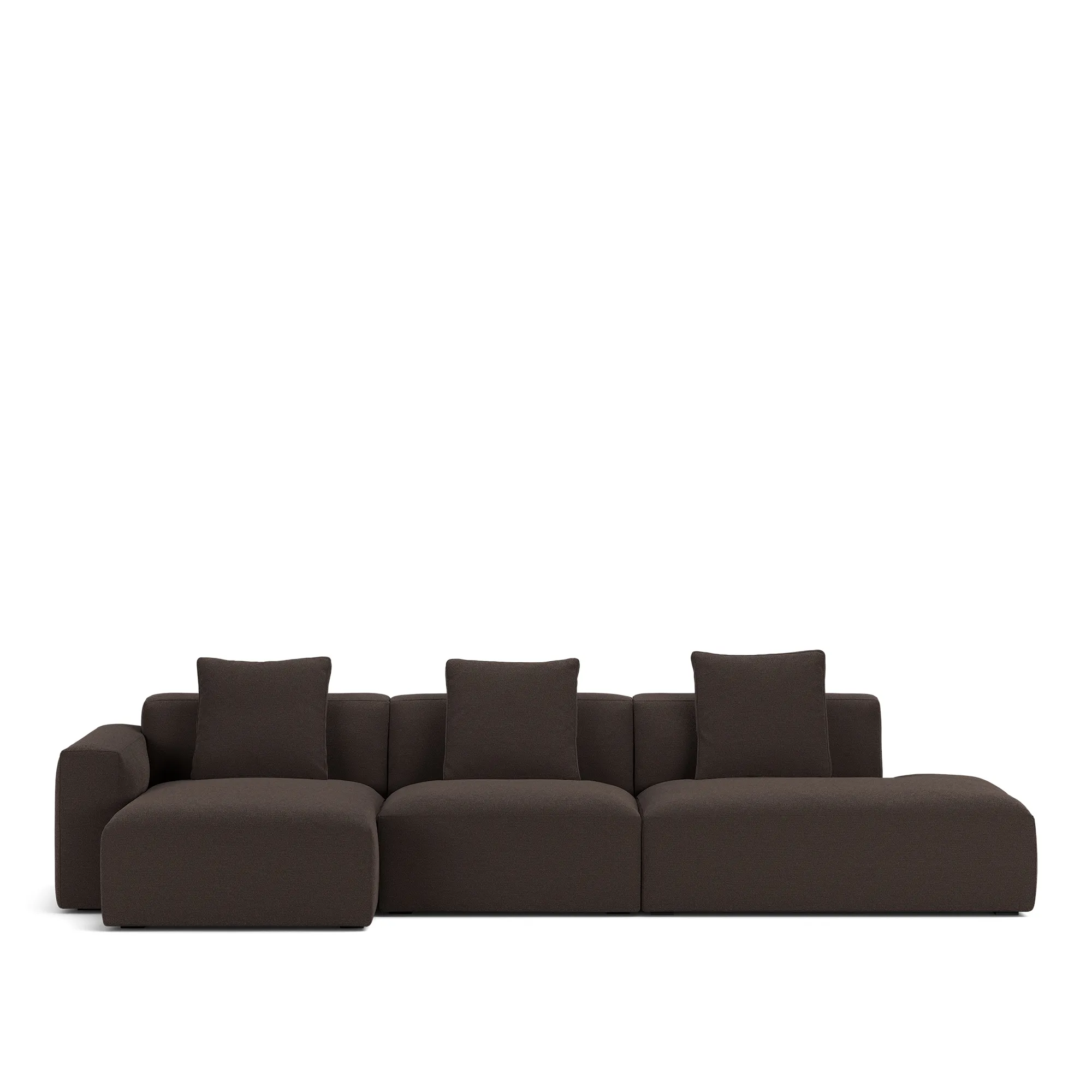 Brick 3-seters sofa sjeselong åpen ende høyre - 10