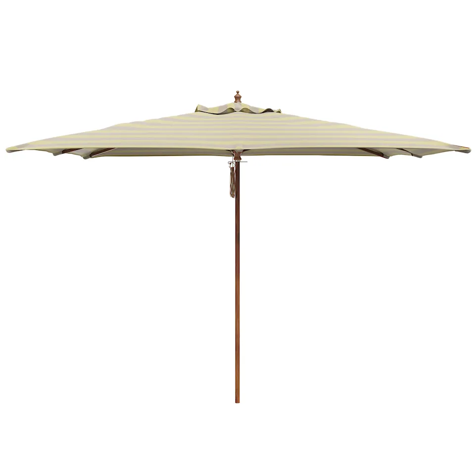 Messina parasoll 300x300 cm lemon / sand stripe