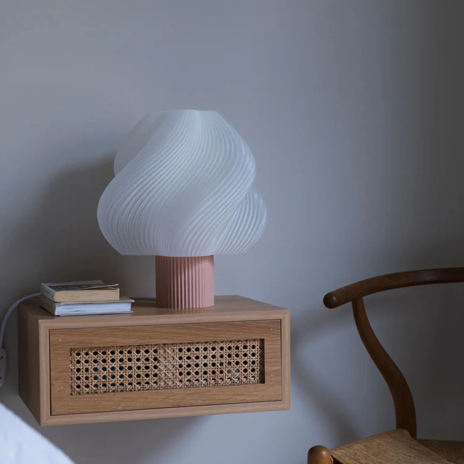 Soft Serve Table Lamp Grande - Wild Strawberry - Crème Atelier - NO GA