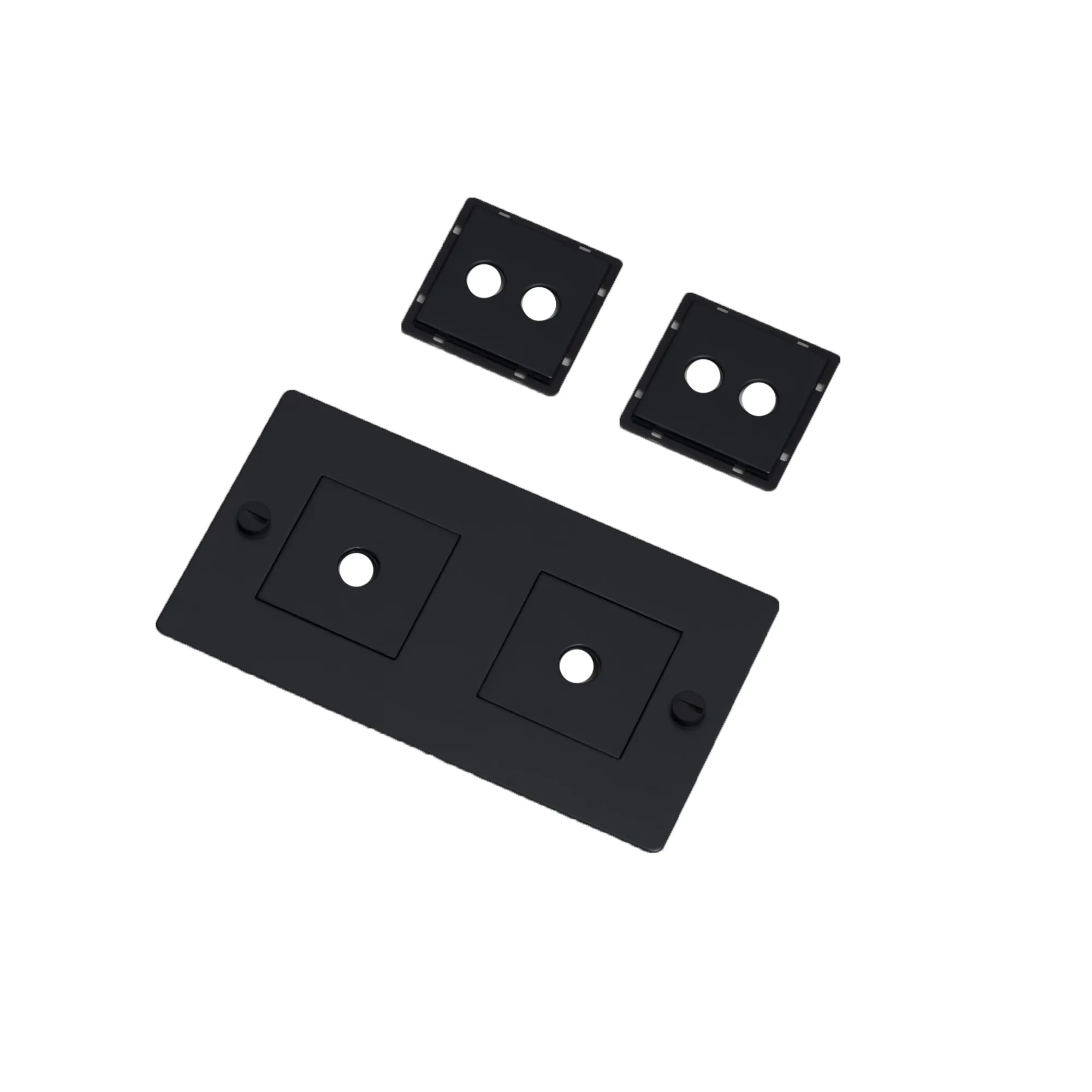 2G Wall Plate Horizontal With Infills - 1