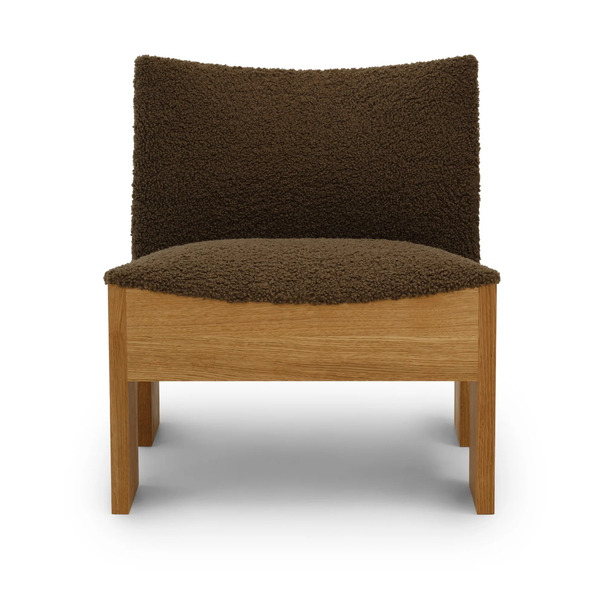 Tenon Lounge Chair Fumed Oak - 1
