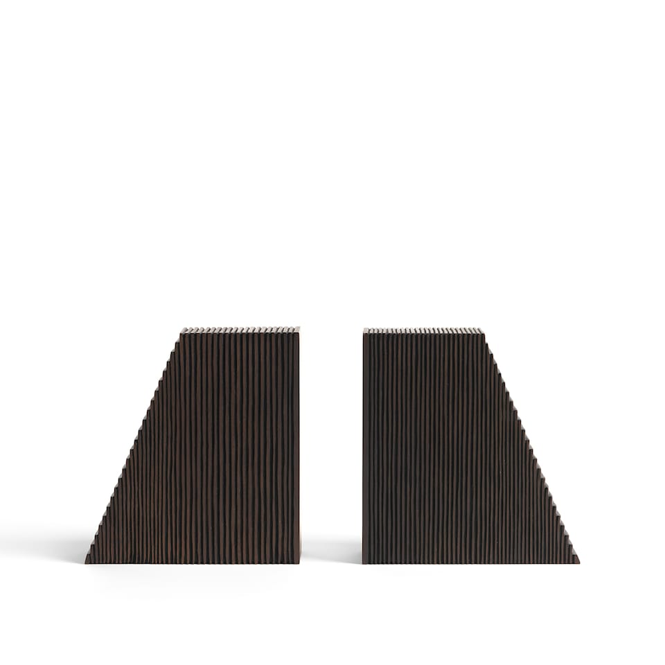 Grooves Book Ends Set of 2