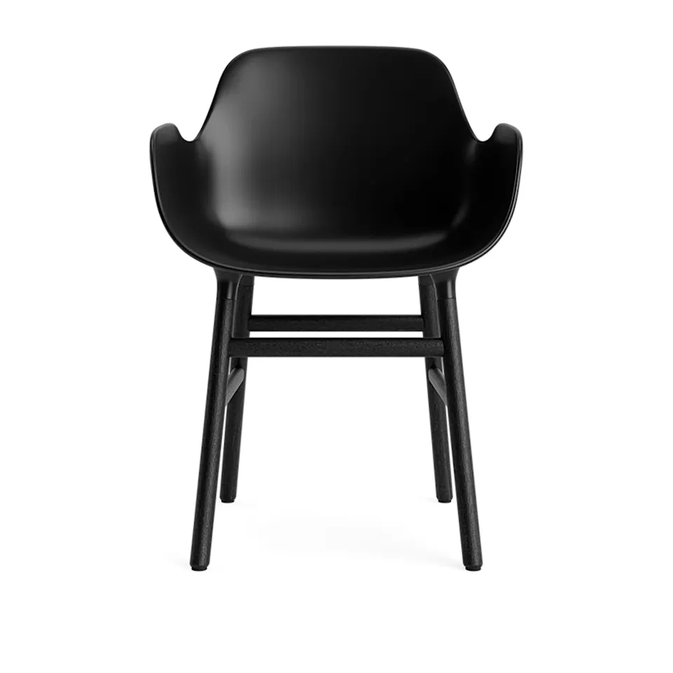 Form Armchair Black Oak