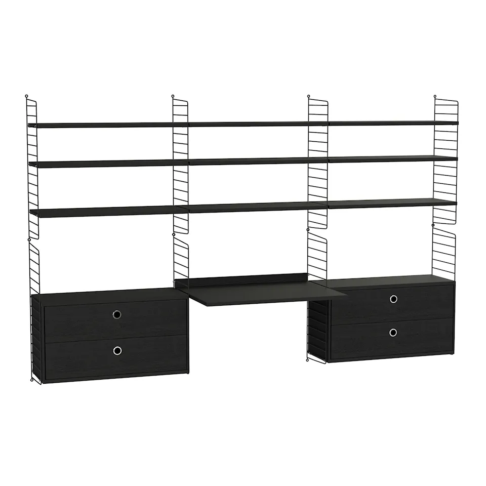 Kontorhyllesystem F sort
