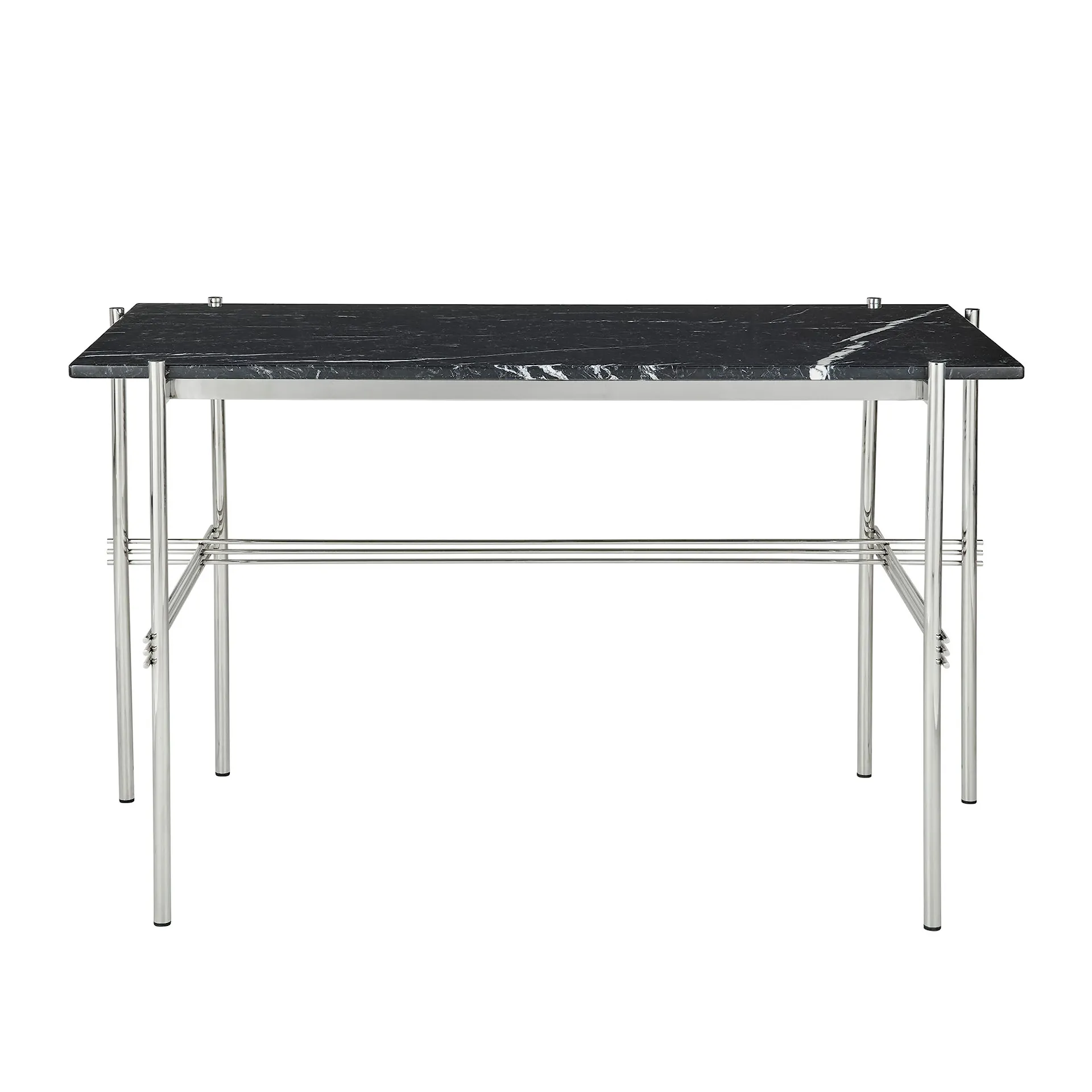 TS Desk, 120x60 Polished Steel Base - Gubi - GamFratesi - NO GA