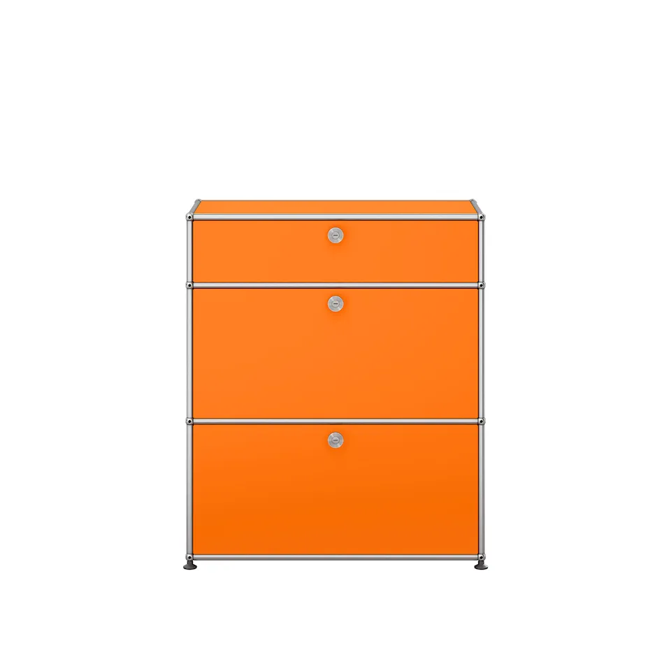 USM Haller 51 oppbevaringsenhet, Pure Orange